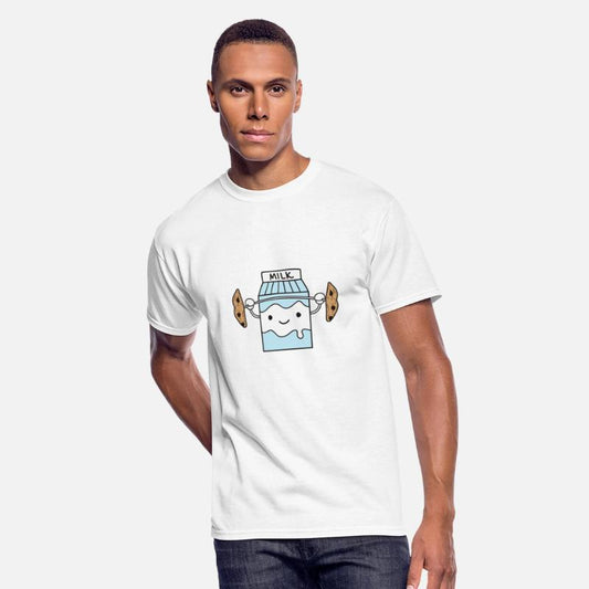 Milk Lifting Cookies Funny Food Snatch Squat Barbe