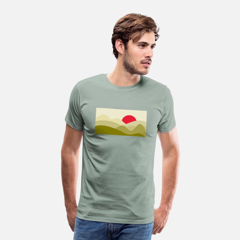 Minimalist Sun Olive Green