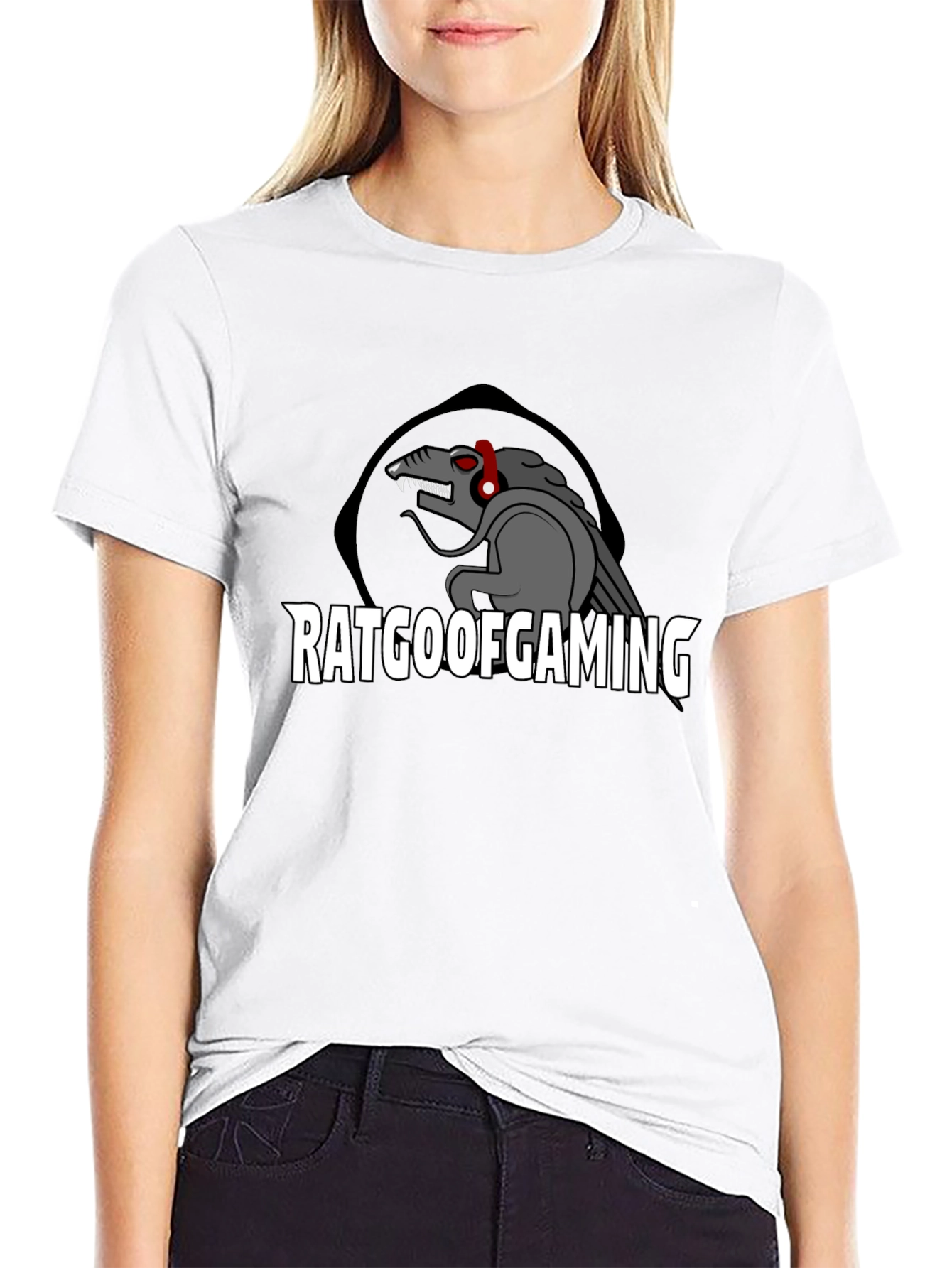 RatGooFGaming Black T-Shirt