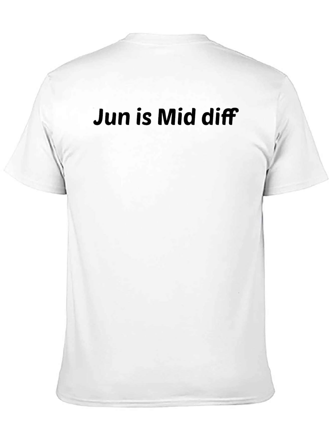 Jun is Mid Diff Black T-Shirt