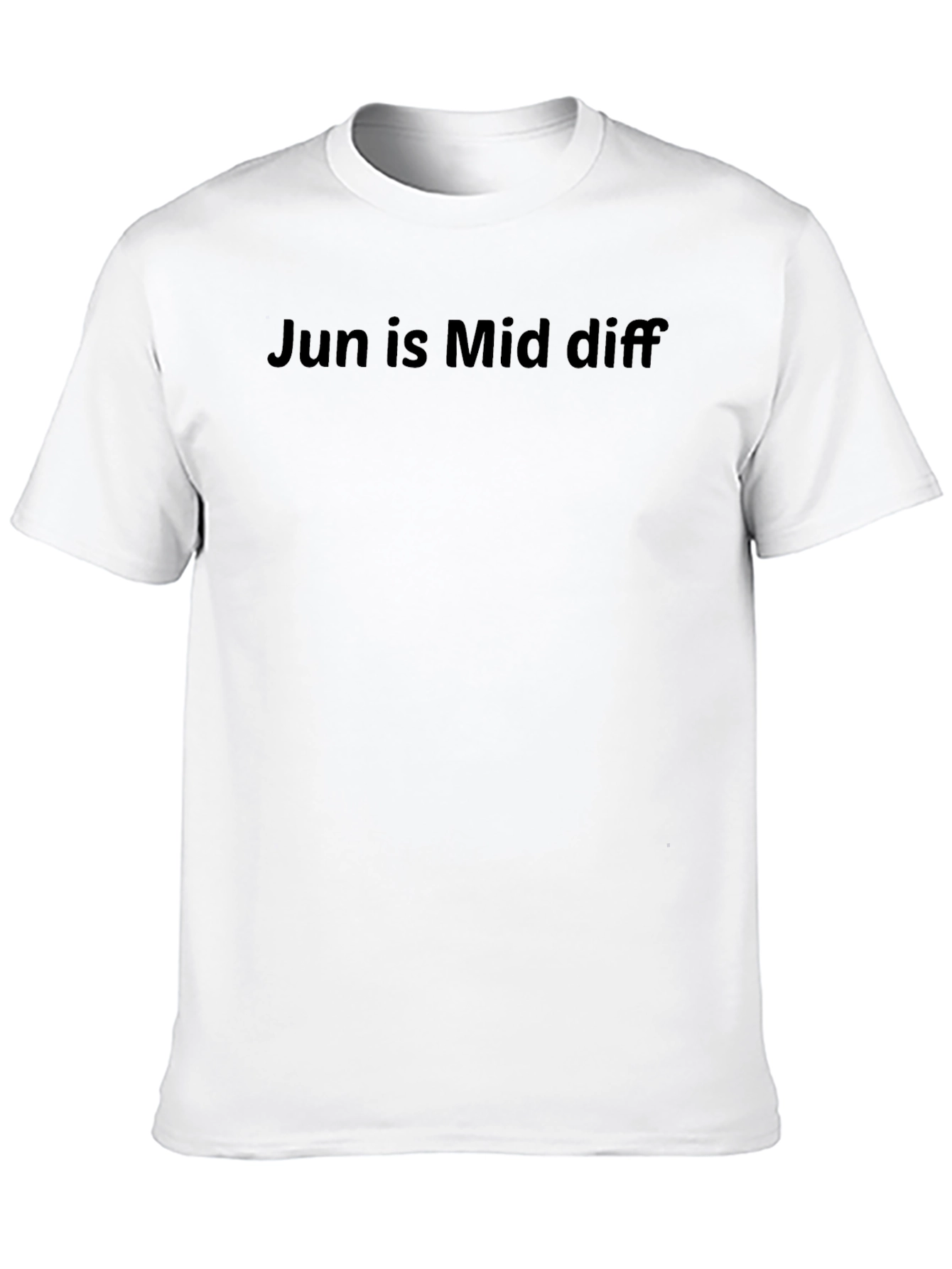 Jun is Mid Diff Black T-Shirt