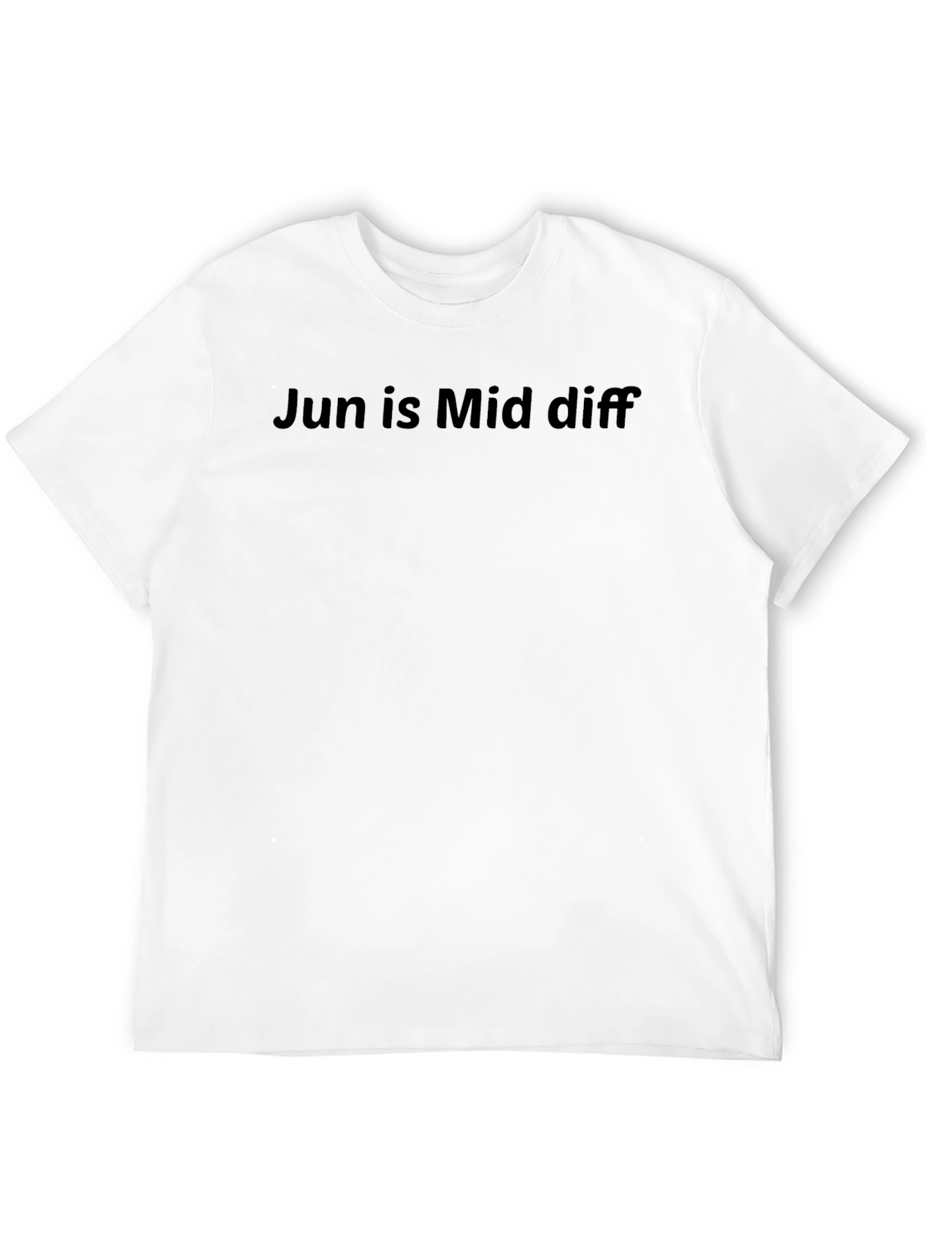 Jun is Mid Diff Black T-Shirt