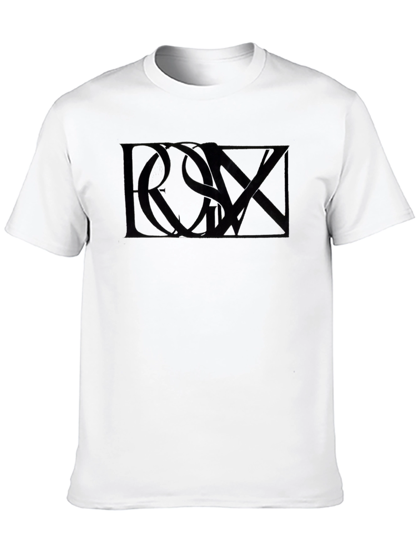 Bold Black Graphic Tee - Modern Design