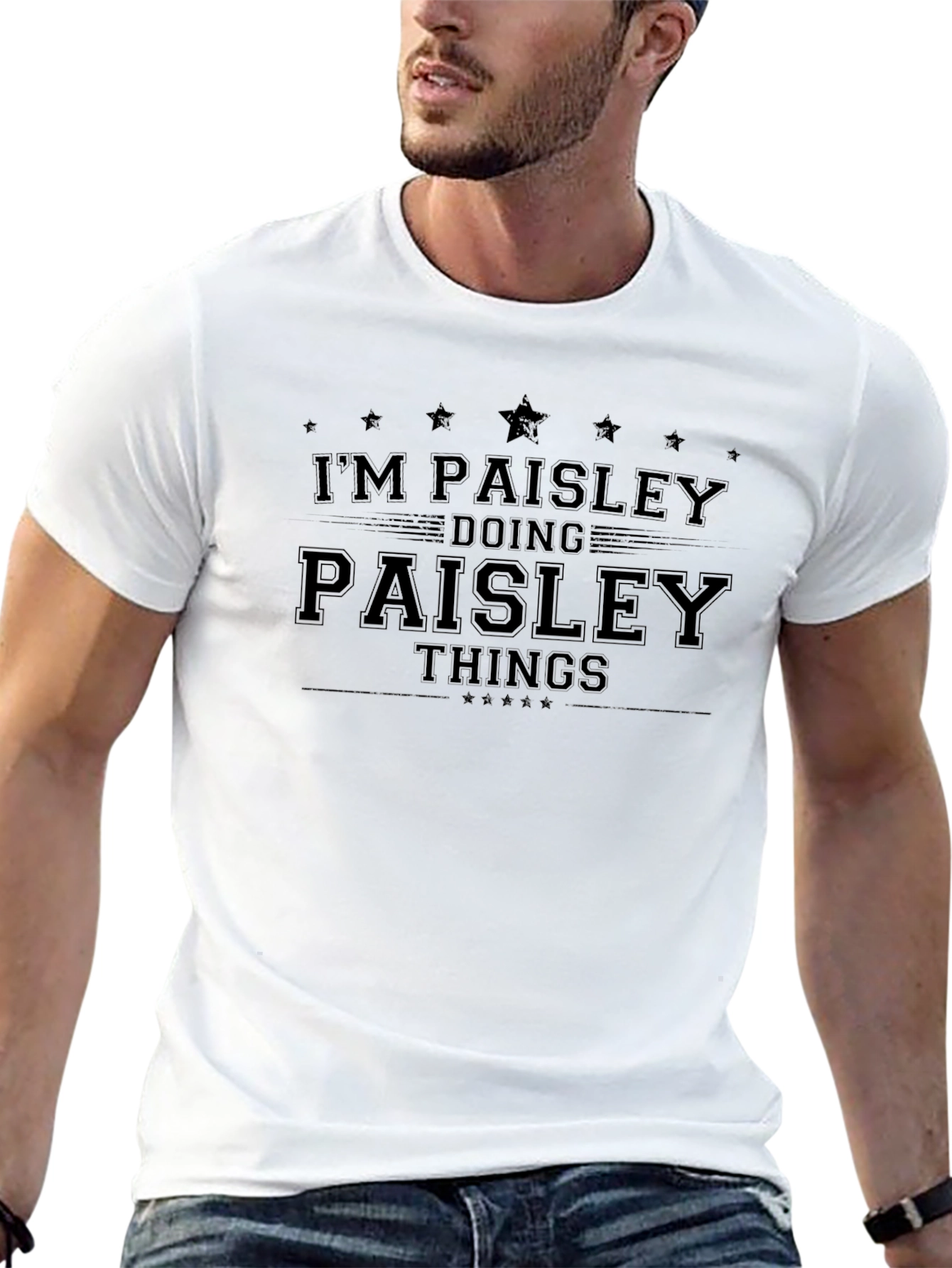 Im Paisley Doing Paisley Things Black T-Shirt