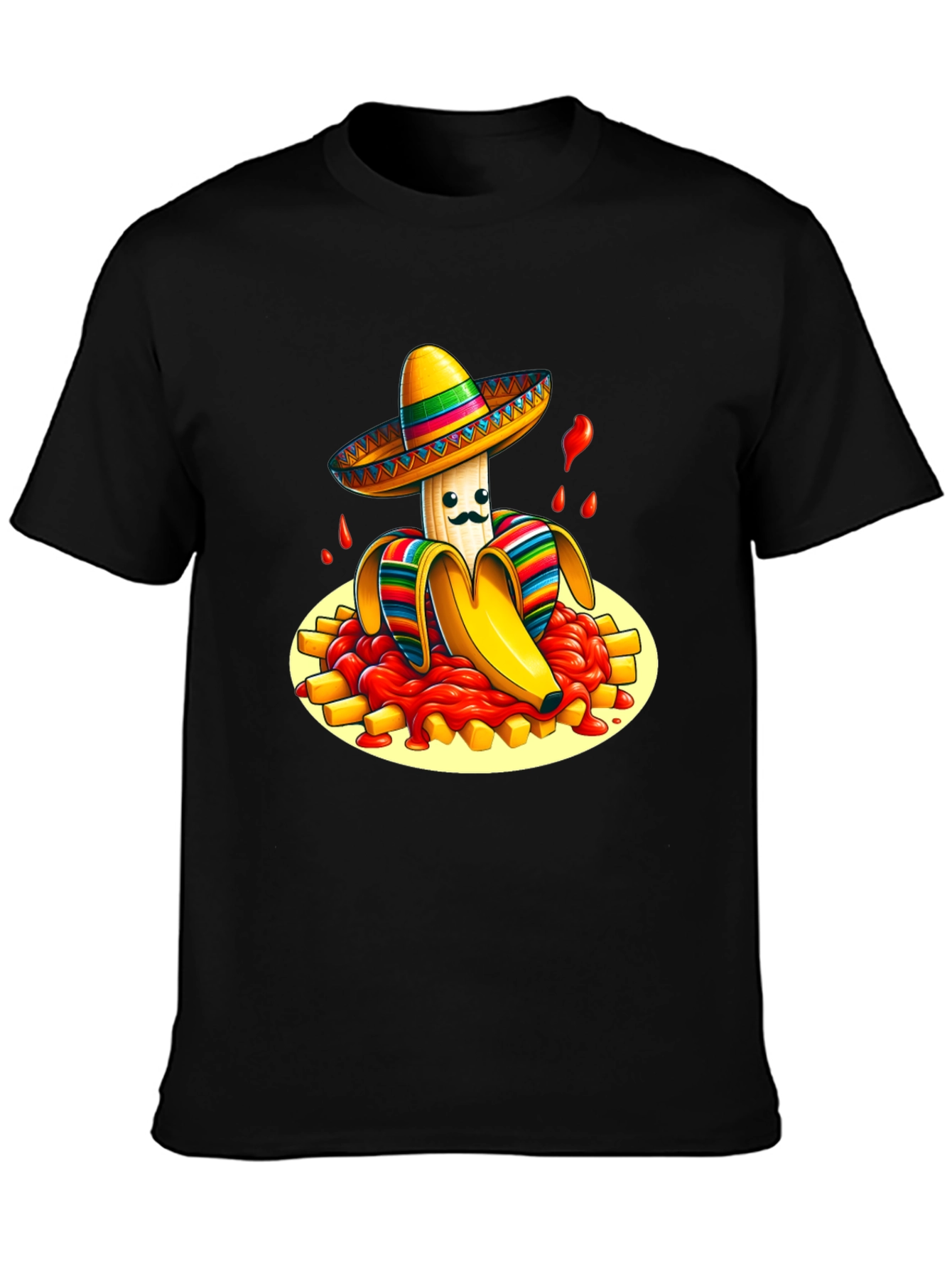 Funny Banana Sombrero T-Shirt