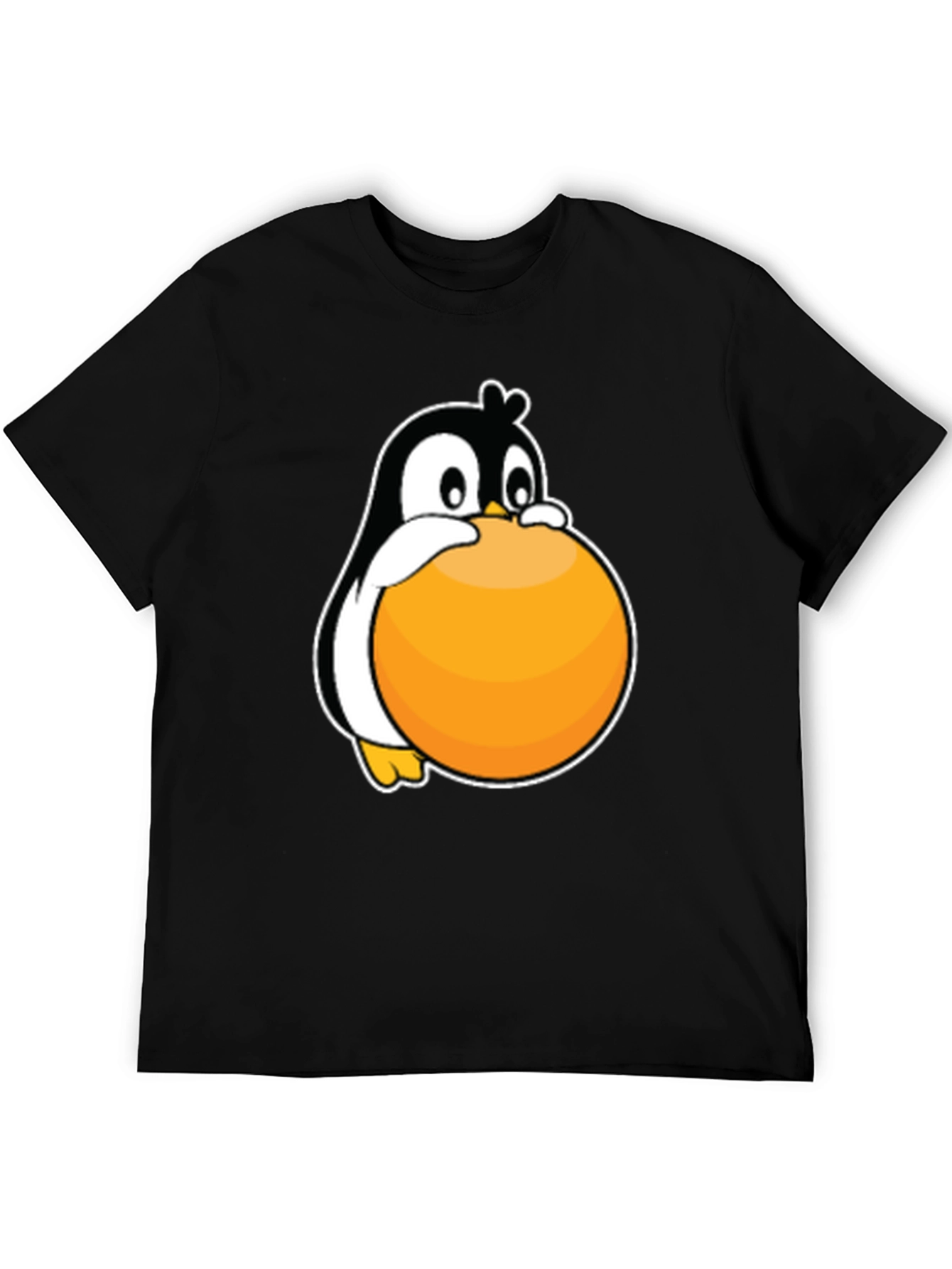 Penguin Hugging Ball Graphic Tee