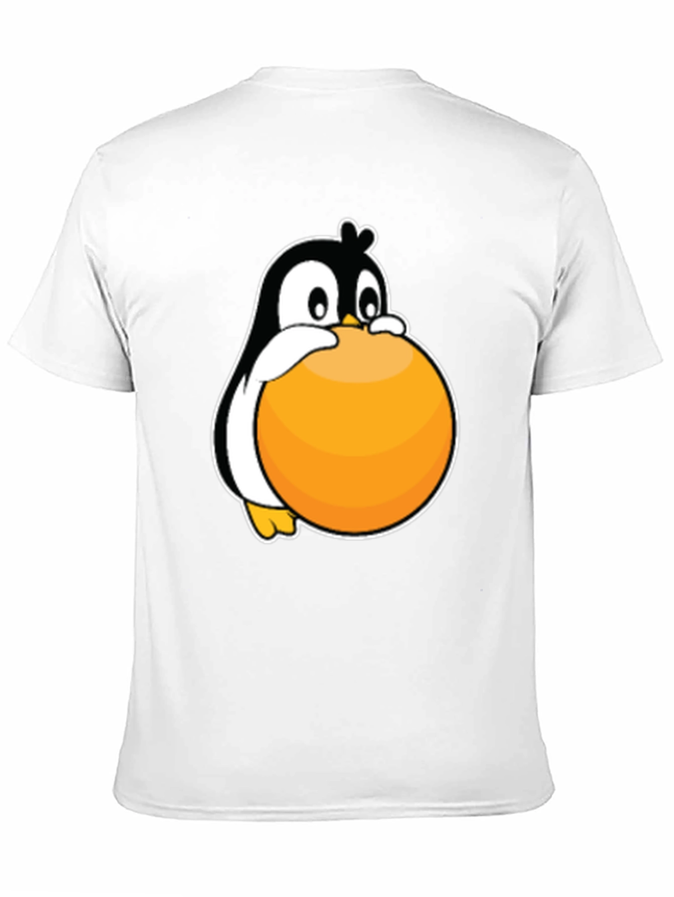 Penguin Hugging Ball Graphic Tee