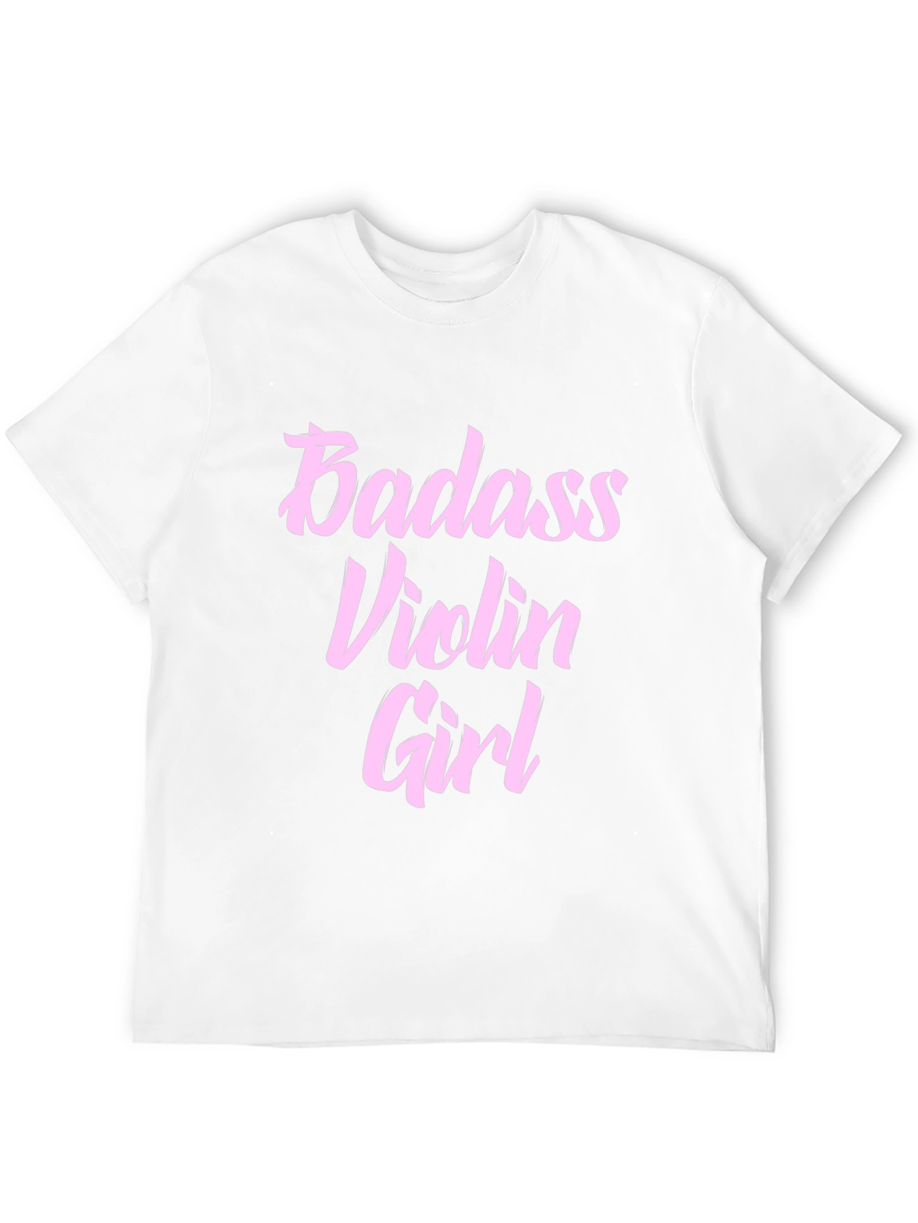 Badass Violin Girl Black T-Shirt