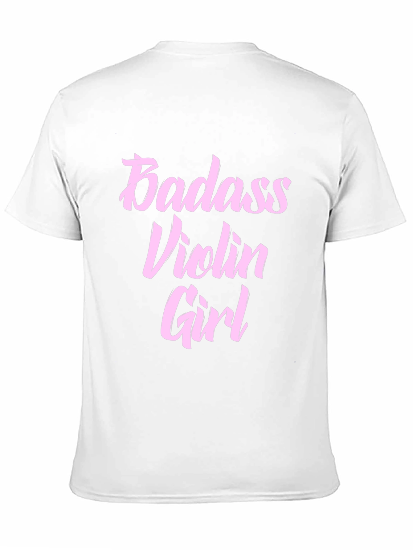Badass Violin Girl Black T-Shirt