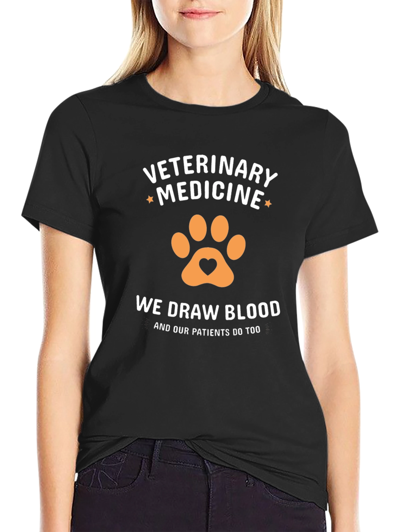 Veterinary Medicine T-Shirt - We Draw Blood
