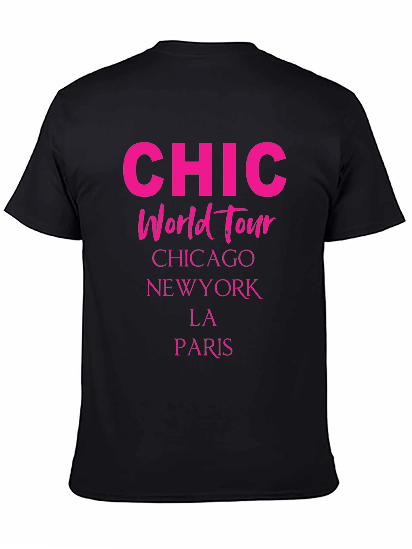Chic World Tour T-Shirt - Stylish City Print