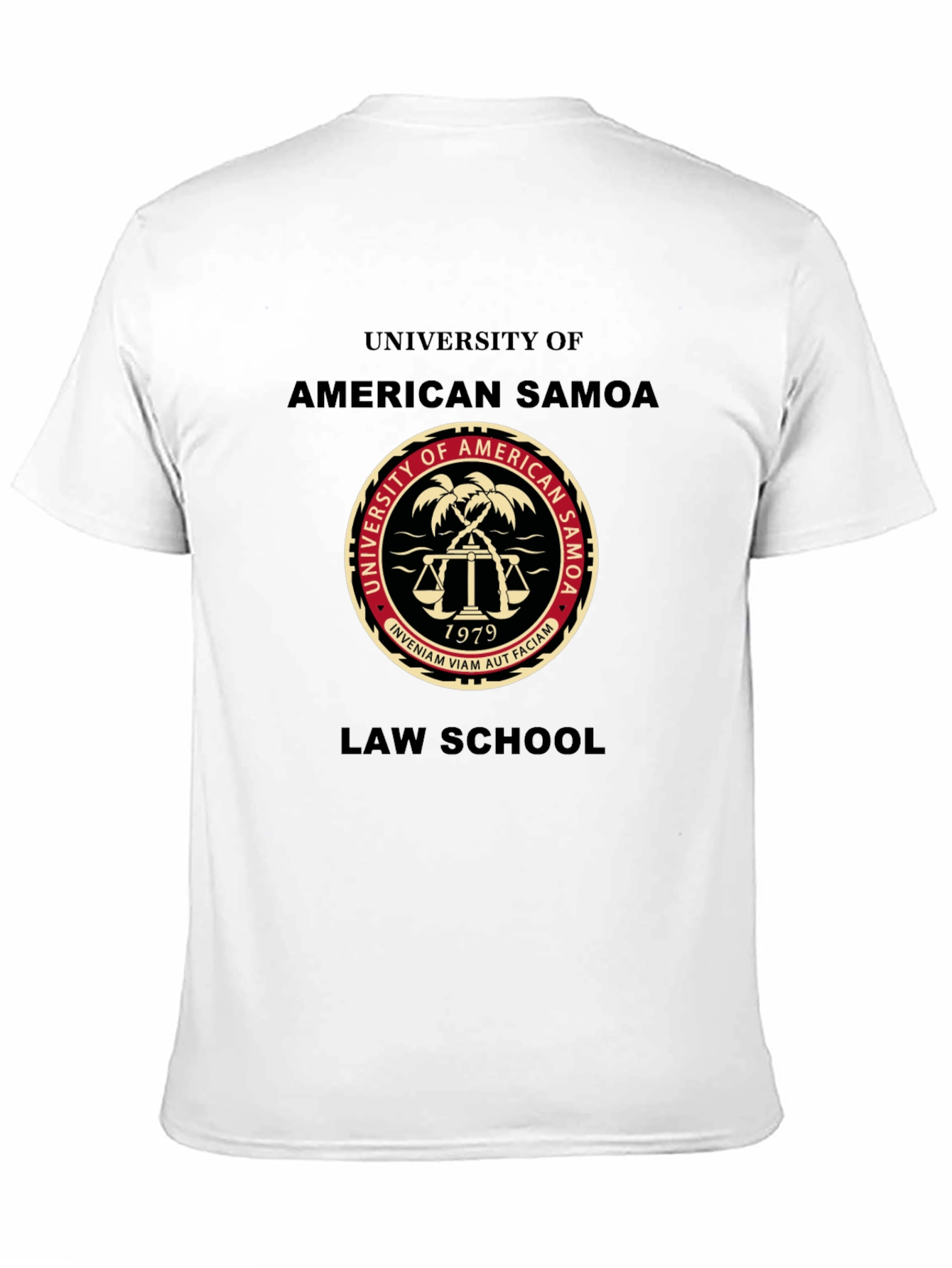 American Samoa University Law School Black T-Shirt