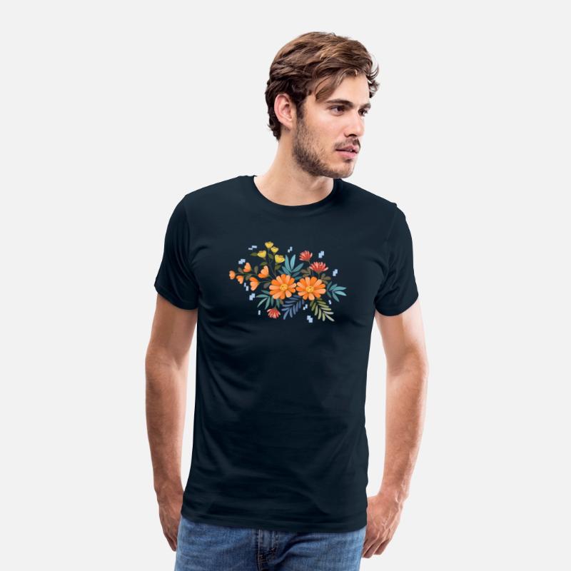 Mono Hand Drawn Floral