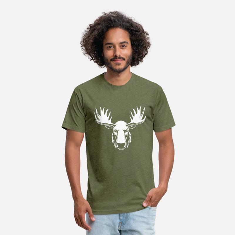 Moose head - Powerful wild animal motif