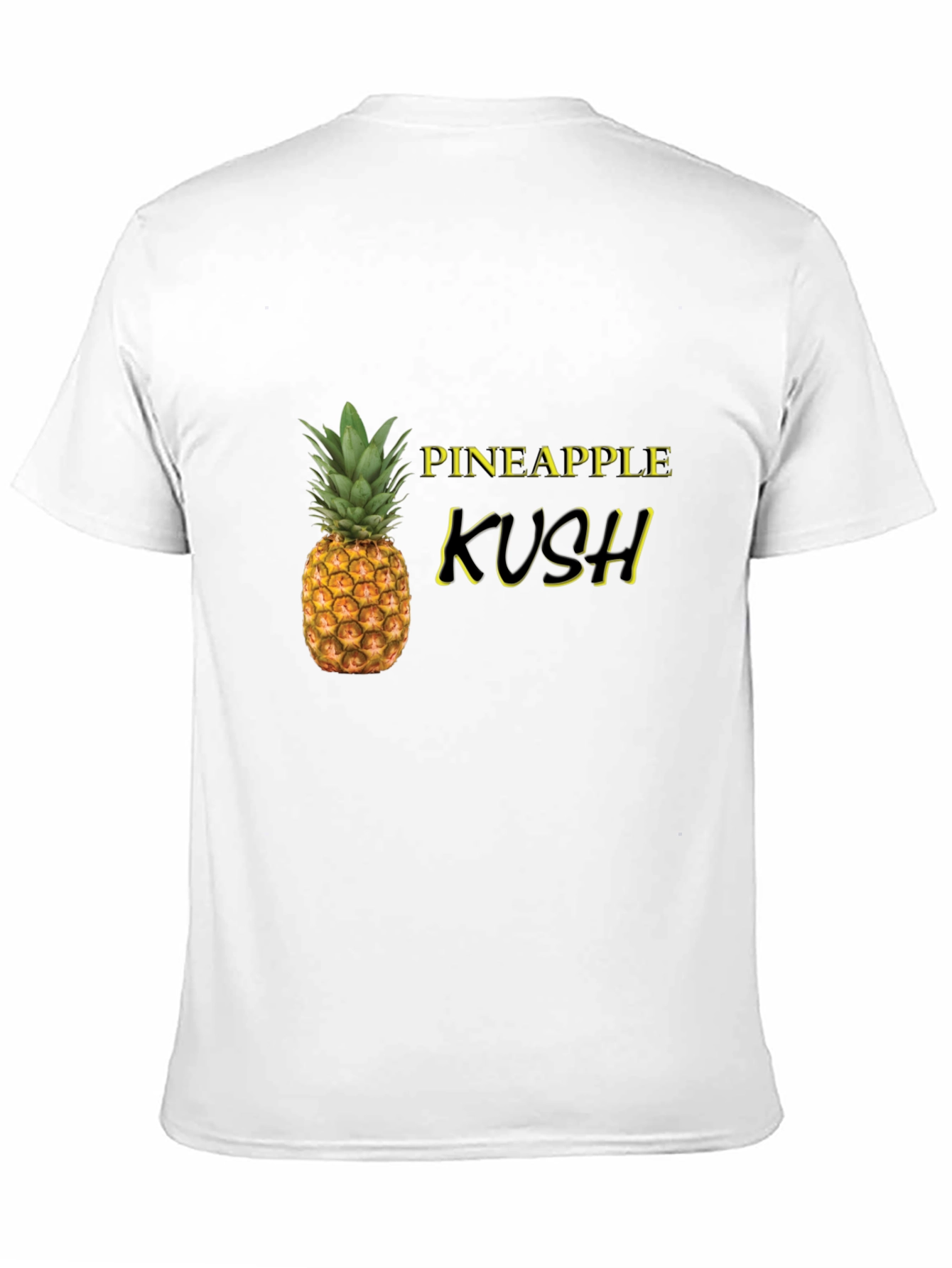 Pineapple Kush Black Graphic T-Shirt