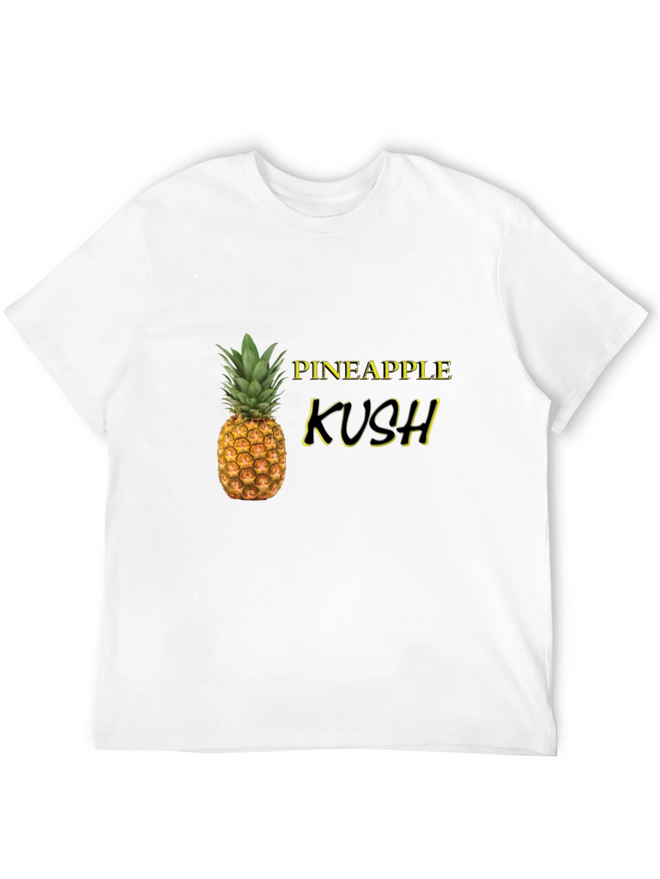 Pineapple Kush Black Graphic T-Shirt