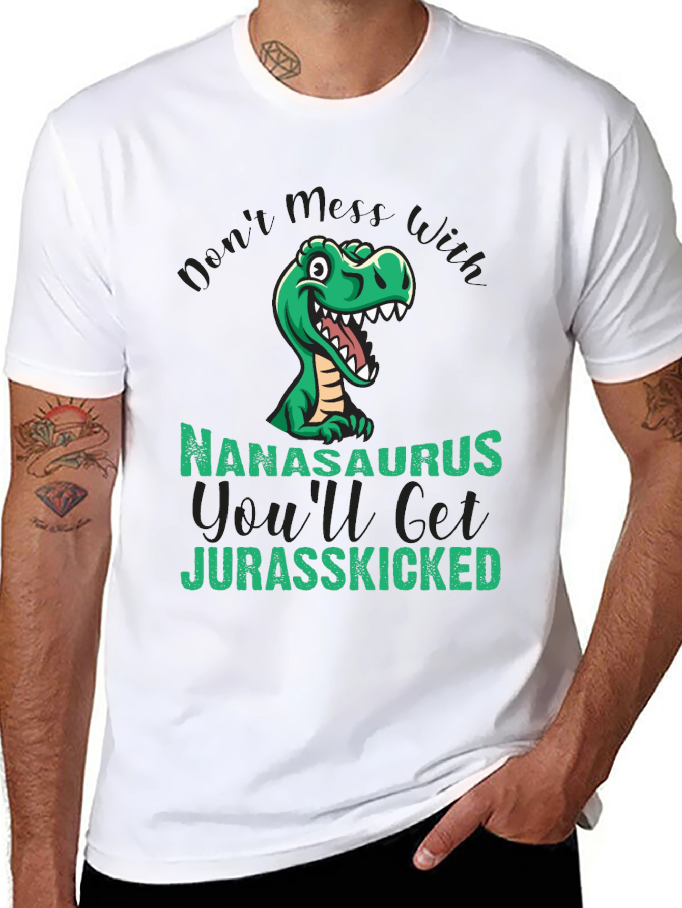 Nanasaurus T-Rex Graphic Tee