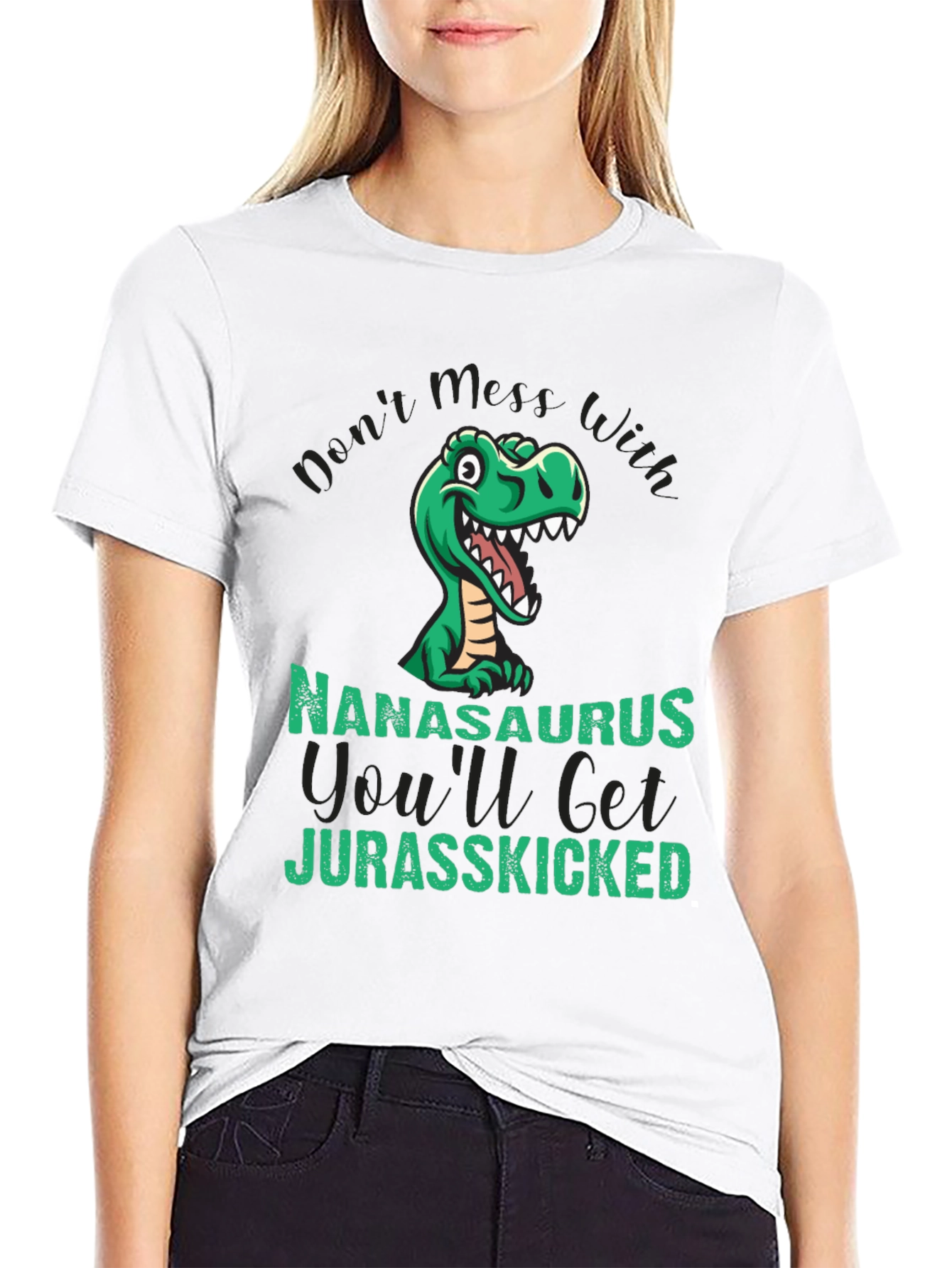 Nanasaurus T-Rex Graphic Tee