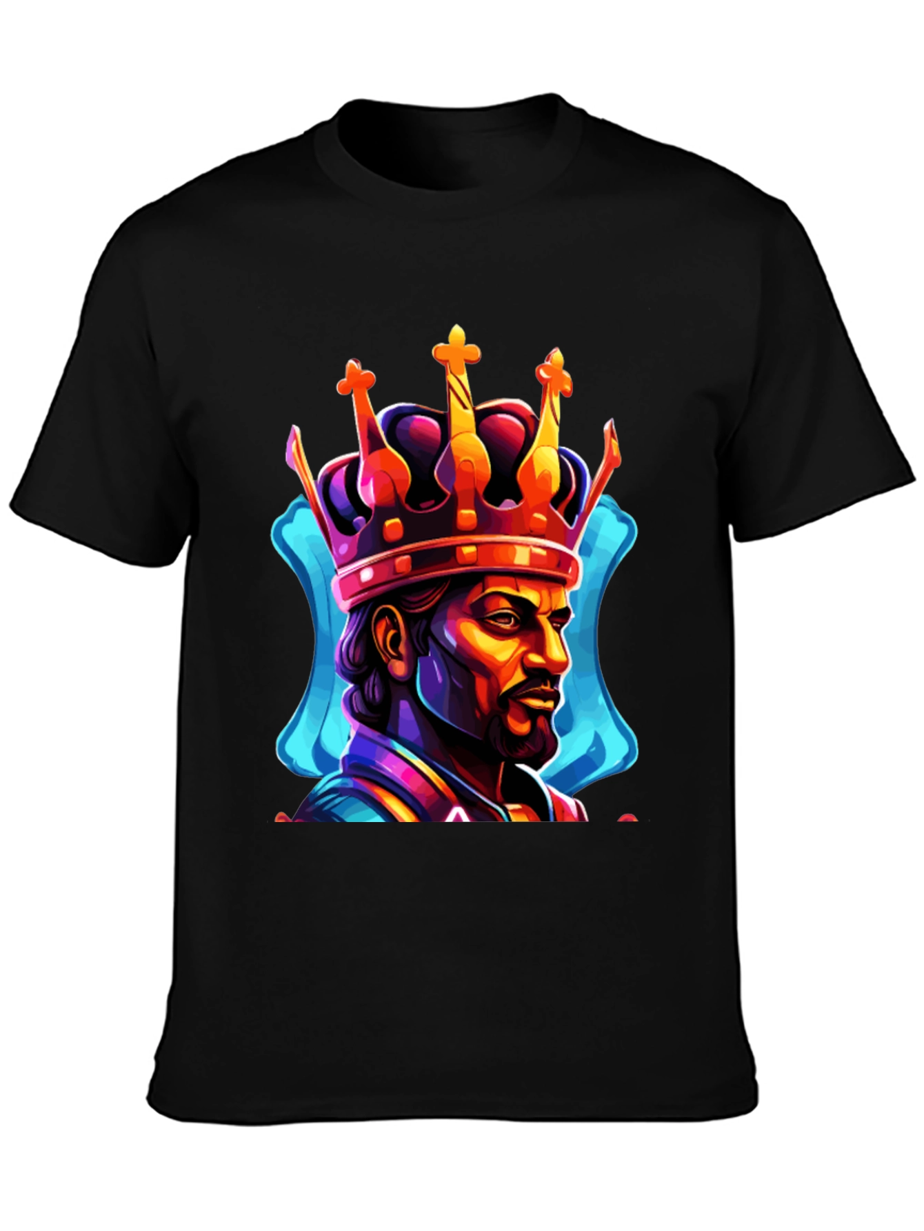 King Graphic Print T-Shirt - Bold Streetwear