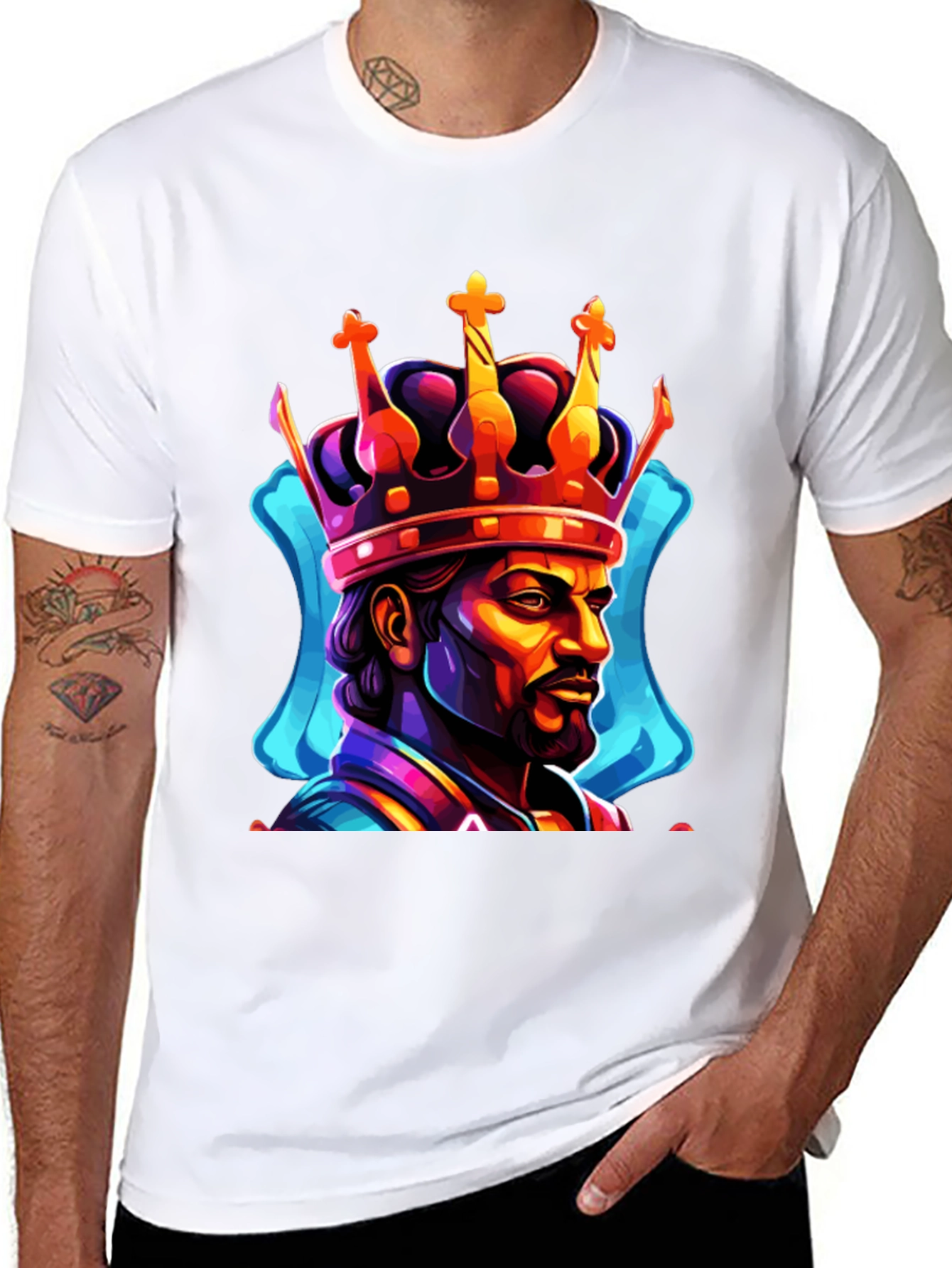 King Graphic Print T-Shirt - Bold Streetwear