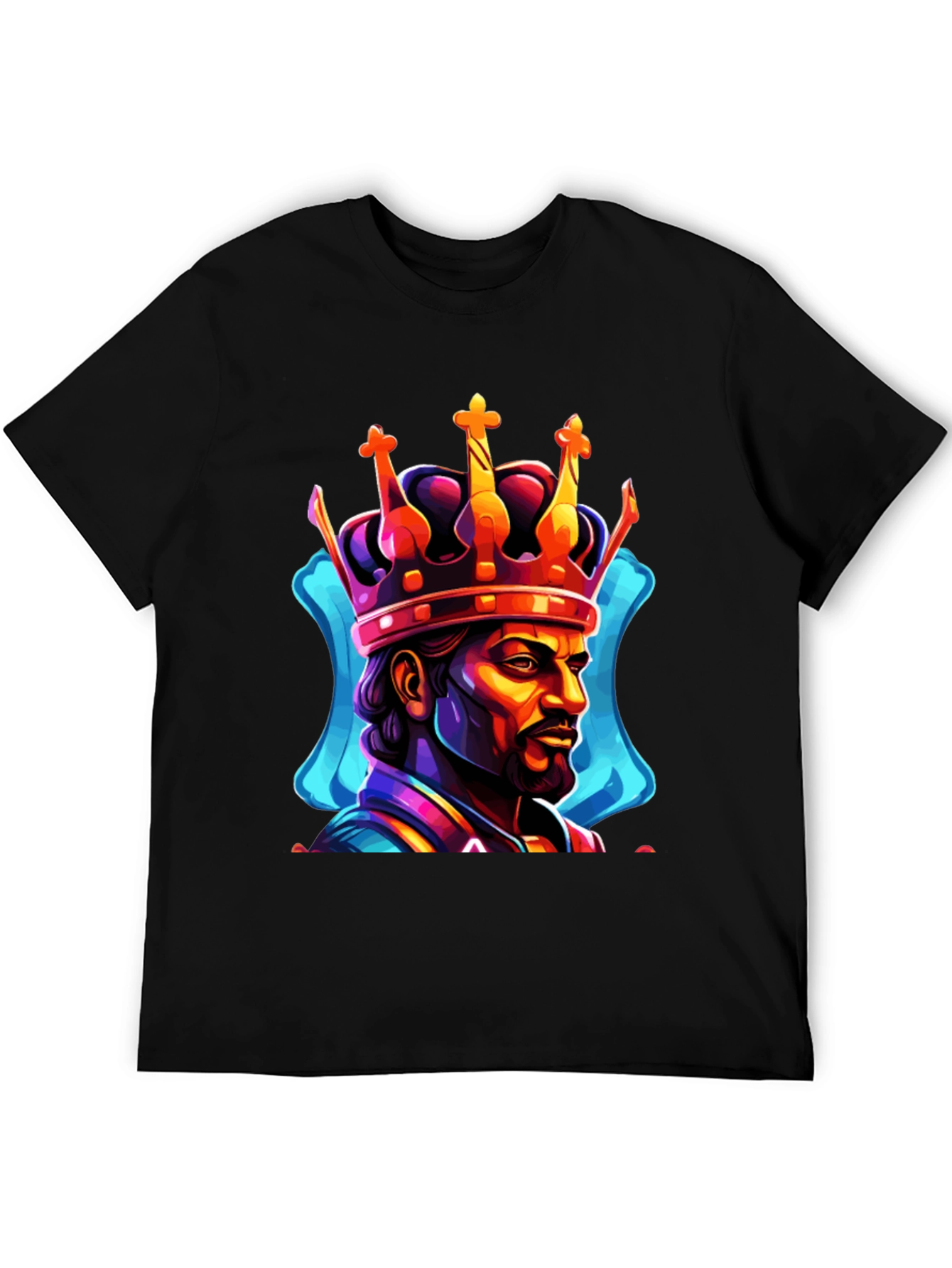 King Graphic Print T-Shirt - Bold Streetwear