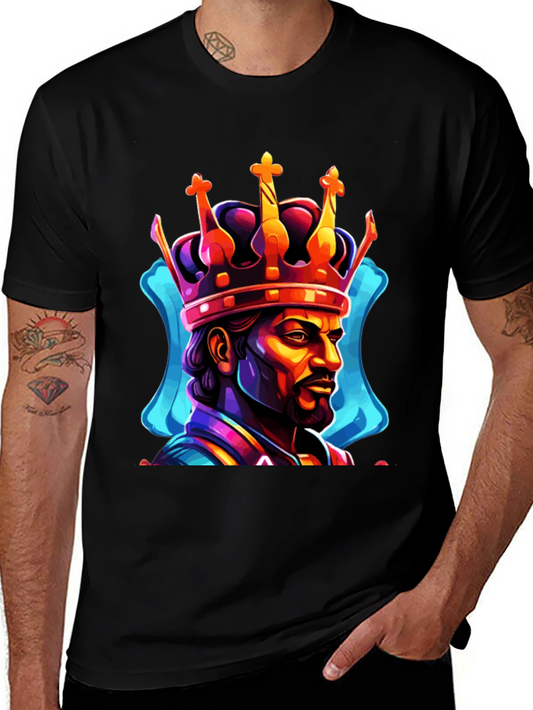 King Graphic Print T-Shirt - Bold Streetwear