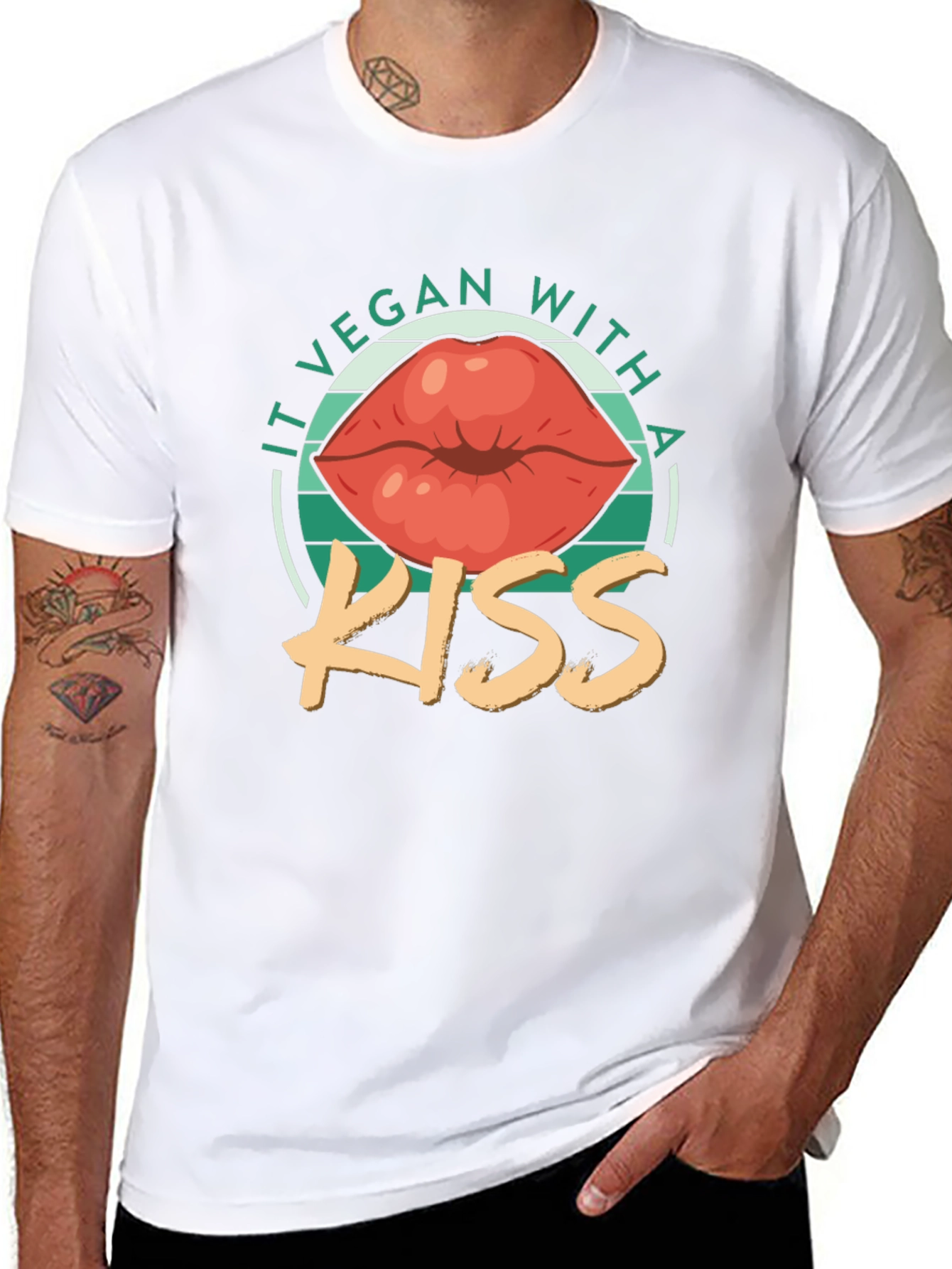 It Vegan with a Kiss T-Shirt