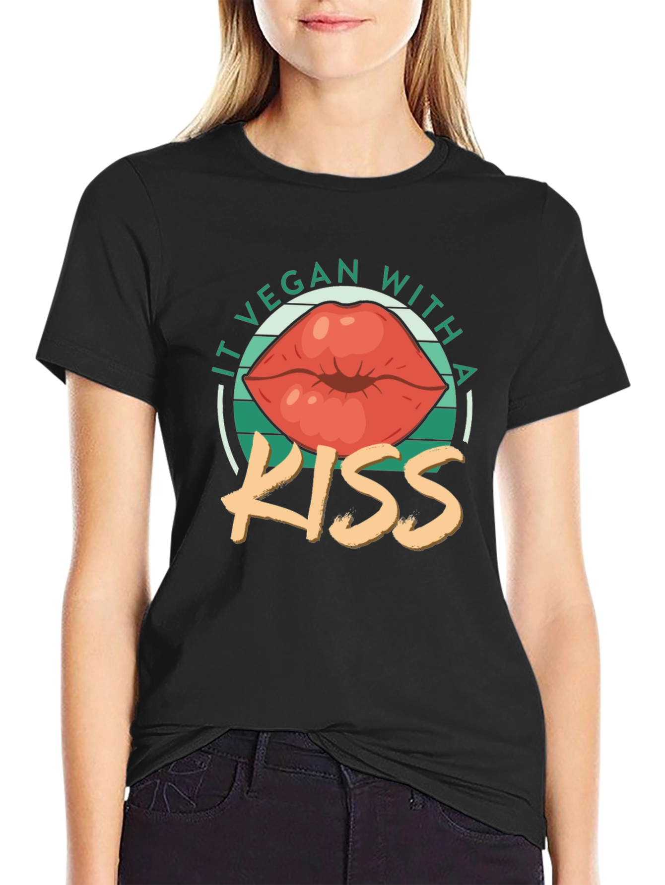 It Vegan with a Kiss T-Shirt