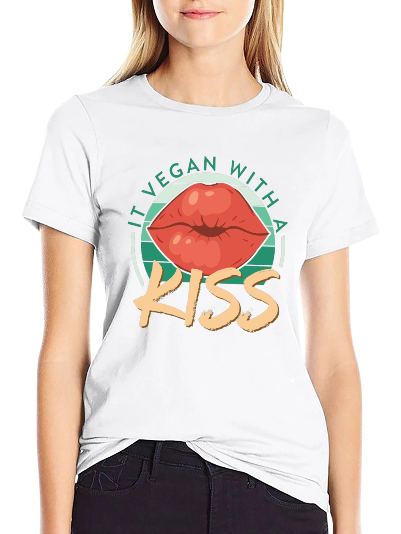 It Vegan with a Kiss T-Shirt