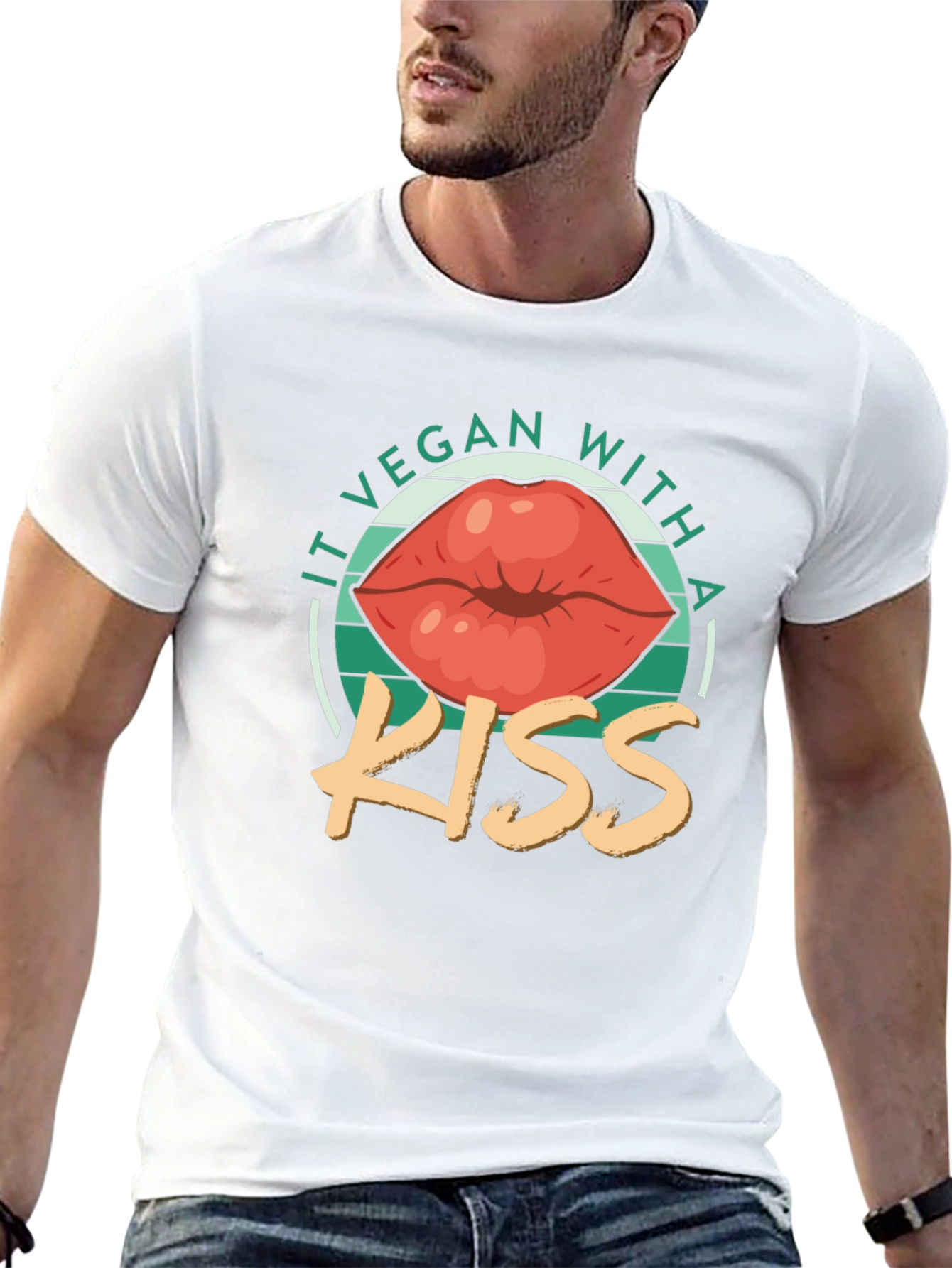 It Vegan with a Kiss T-Shirt