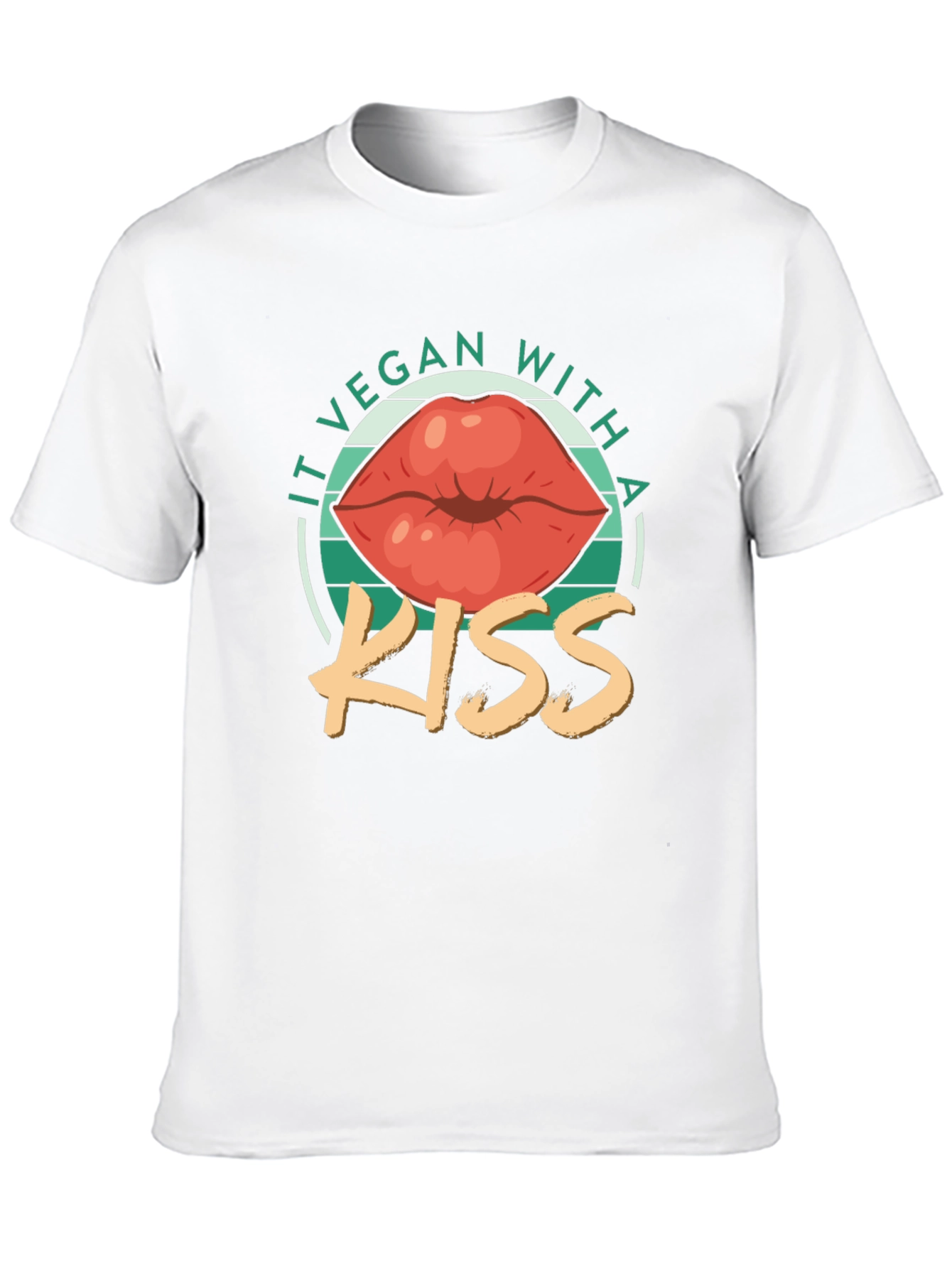 It Vegan with a Kiss T-Shirt