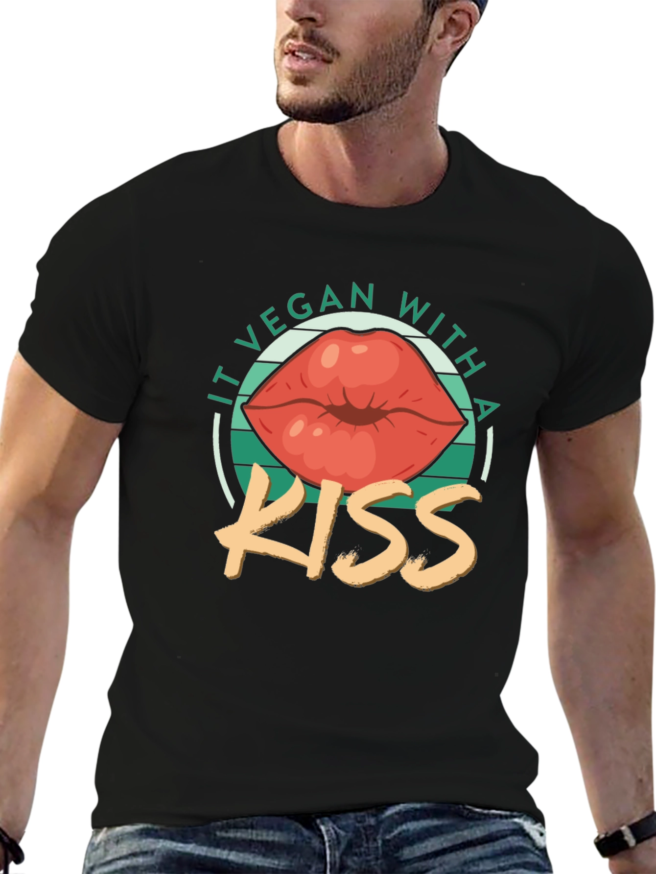 It Vegan with a Kiss T-Shirt