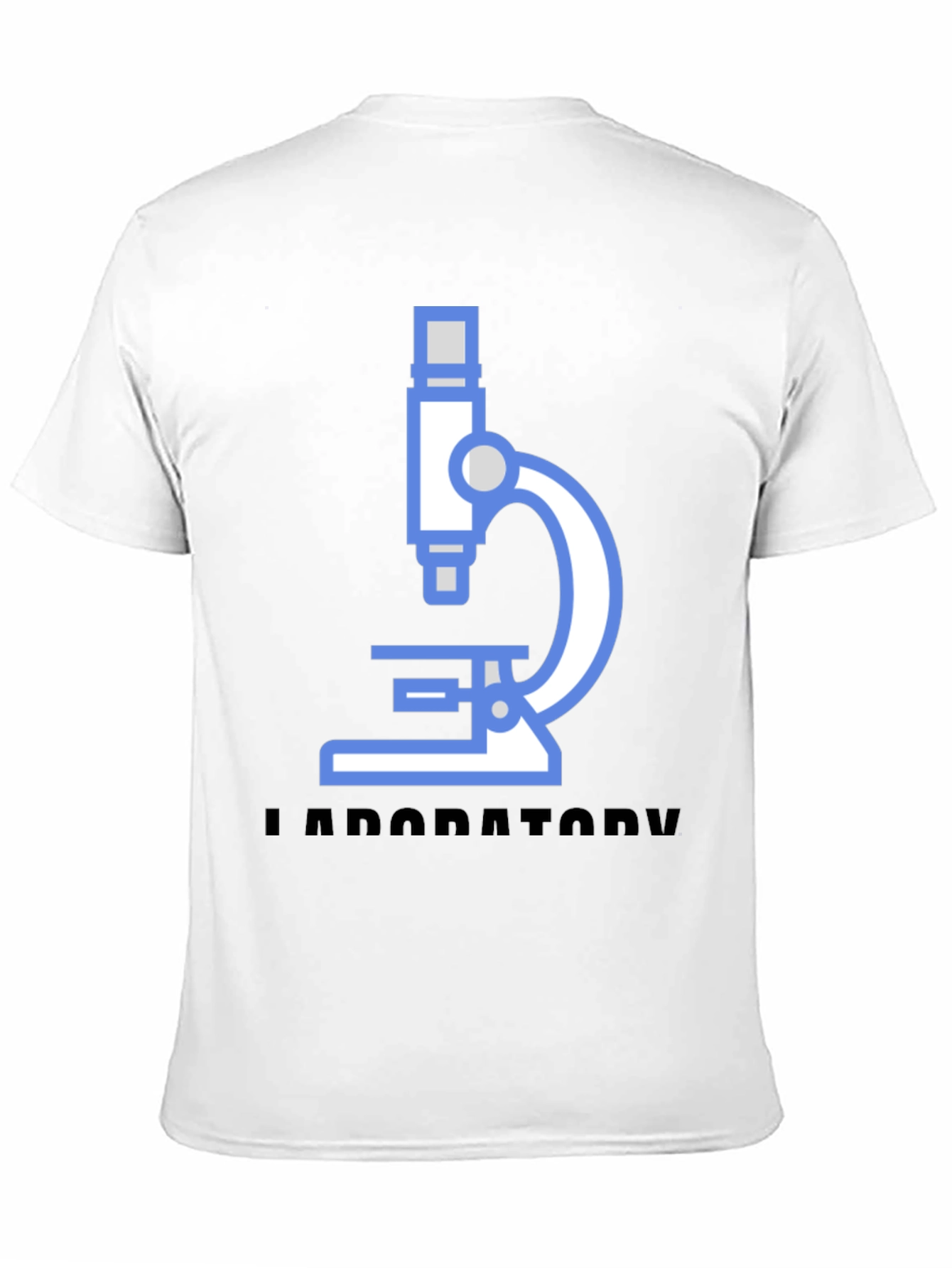 Laboratory Microscope Graphic Tee - Black