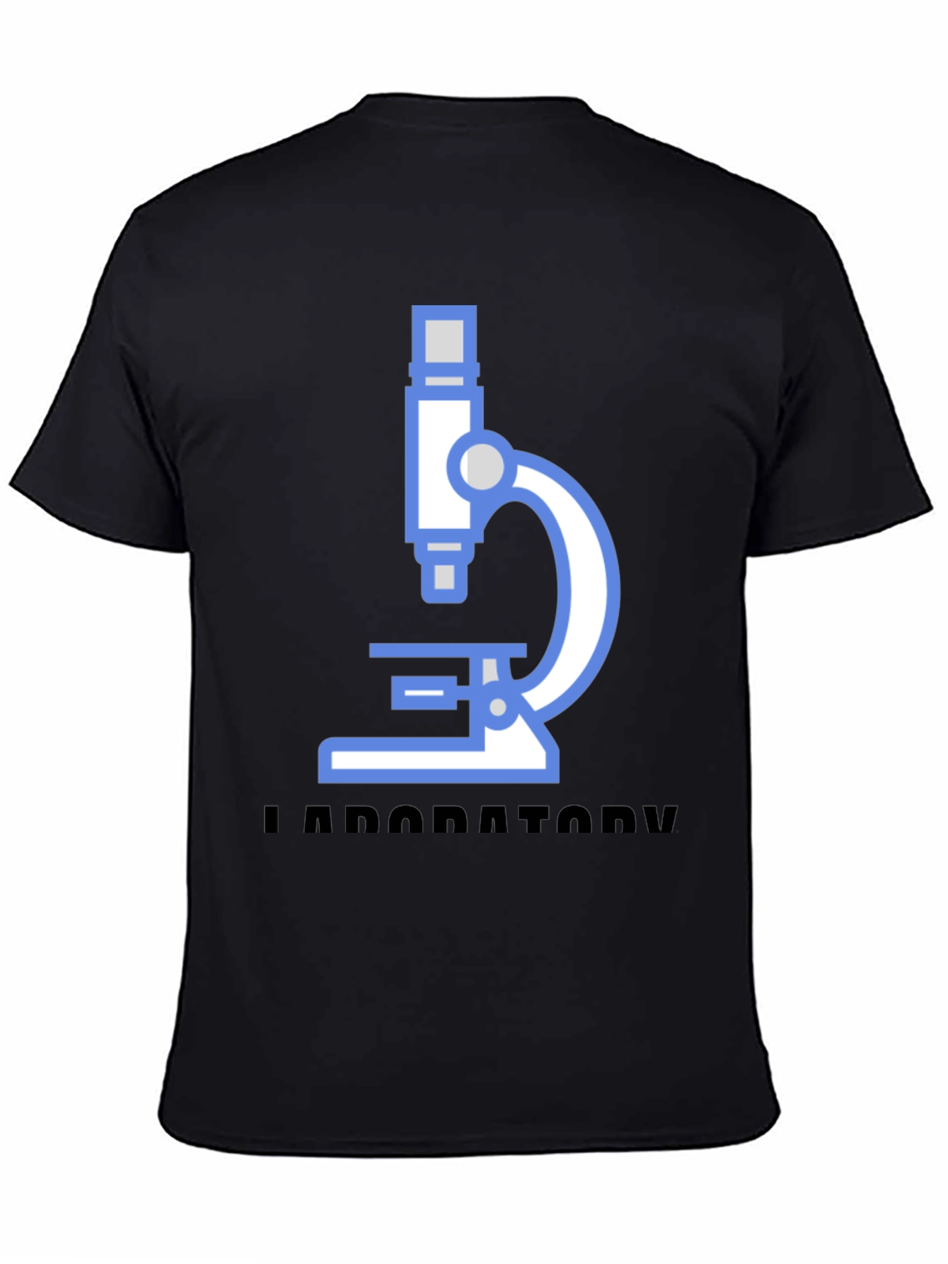 Laboratory Microscope Graphic Tee - Black
