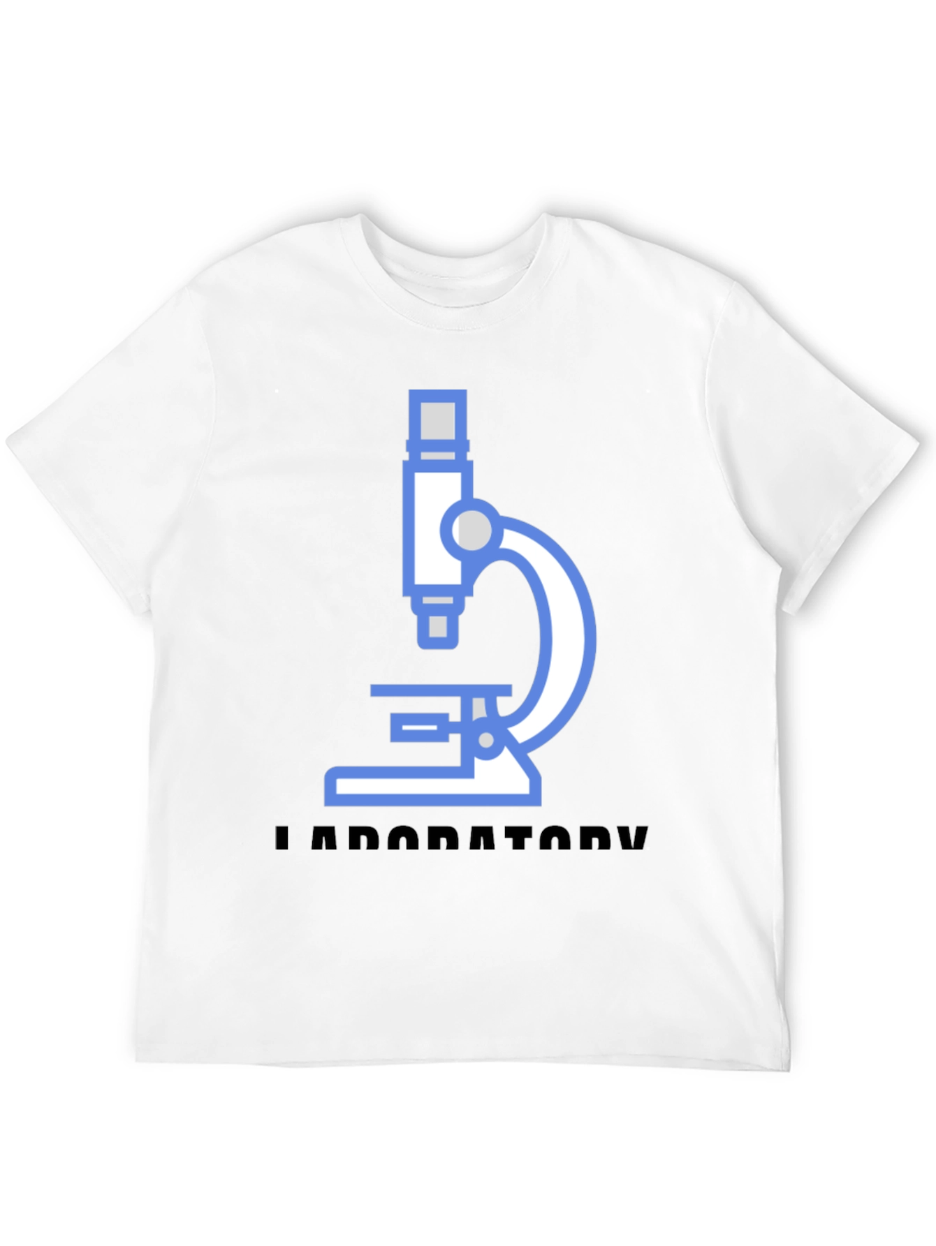 Laboratory Microscope Graphic Tee - Black