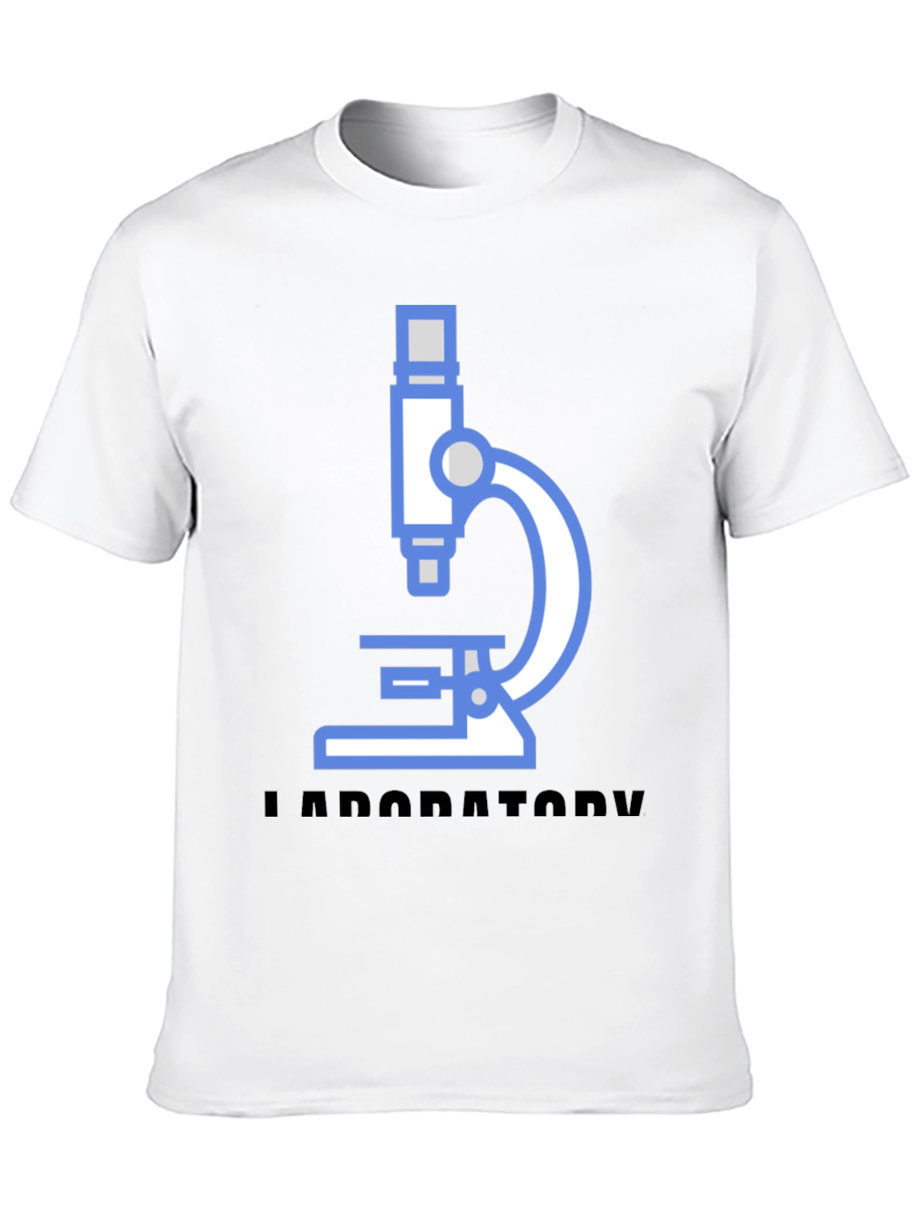 Laboratory Microscope Graphic Tee - Black