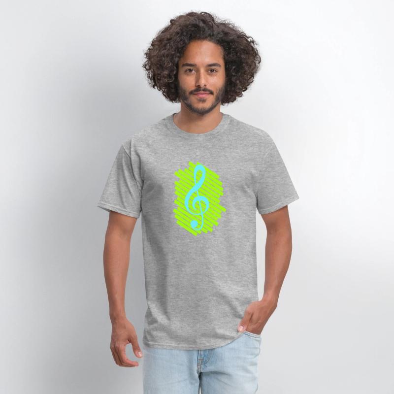 Music Clef Note Lines Stripes Pattern Colorful