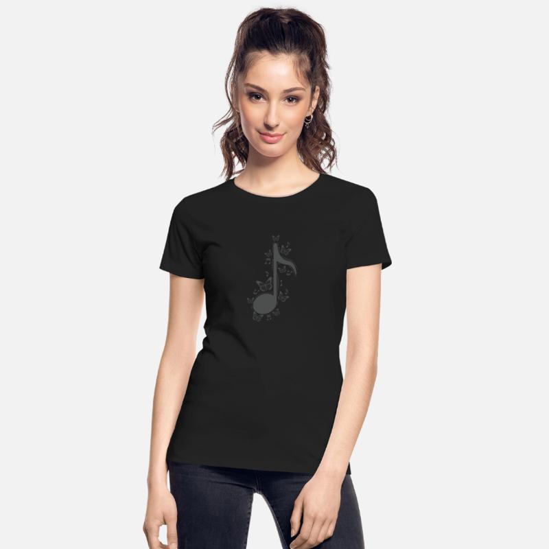 Music Note with Butterflies Music