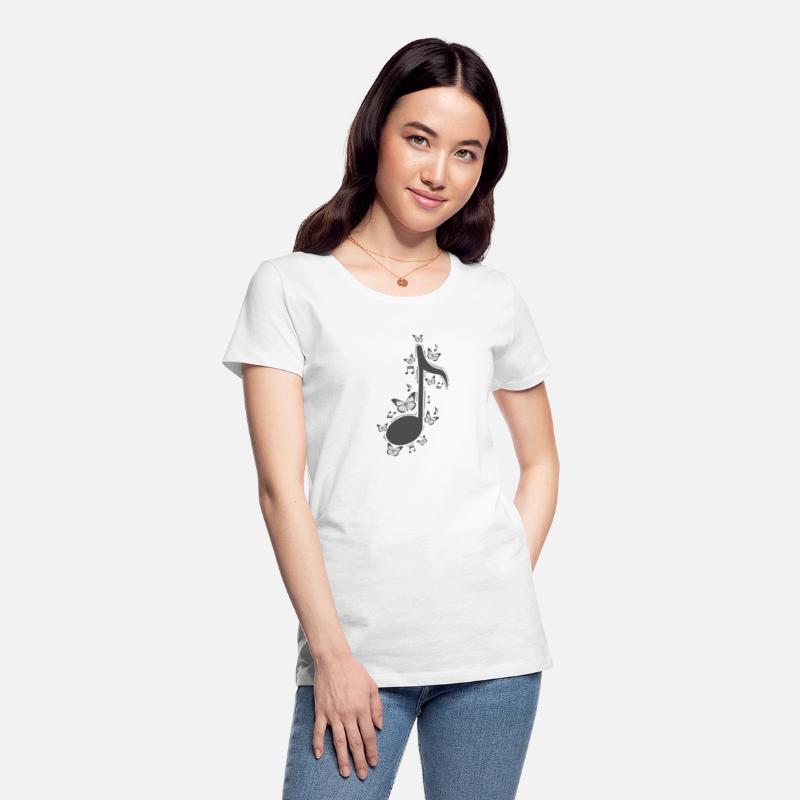 Music Note with Butterflies Music