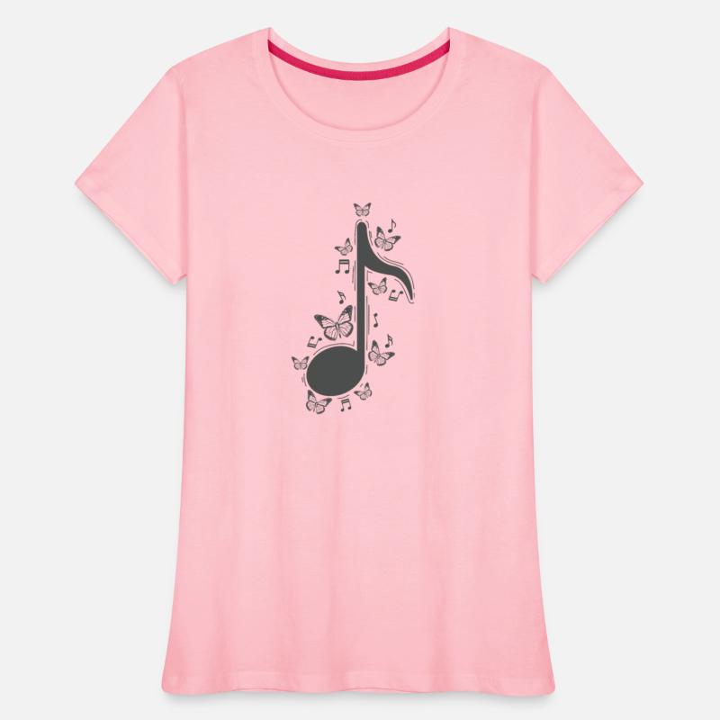 Music Note with Butterflies Music