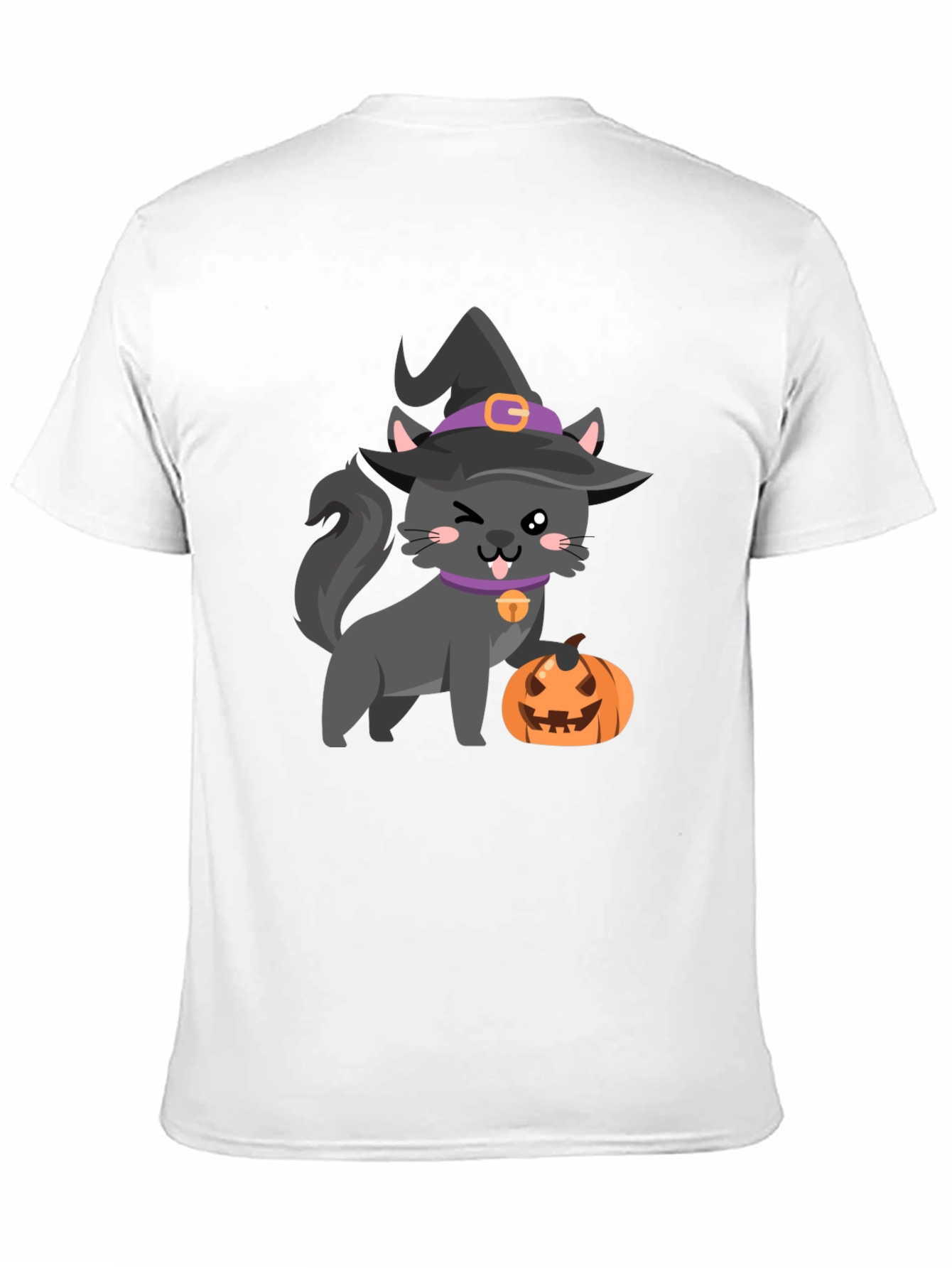 Halloween Cat Pumpkin T-Shirt