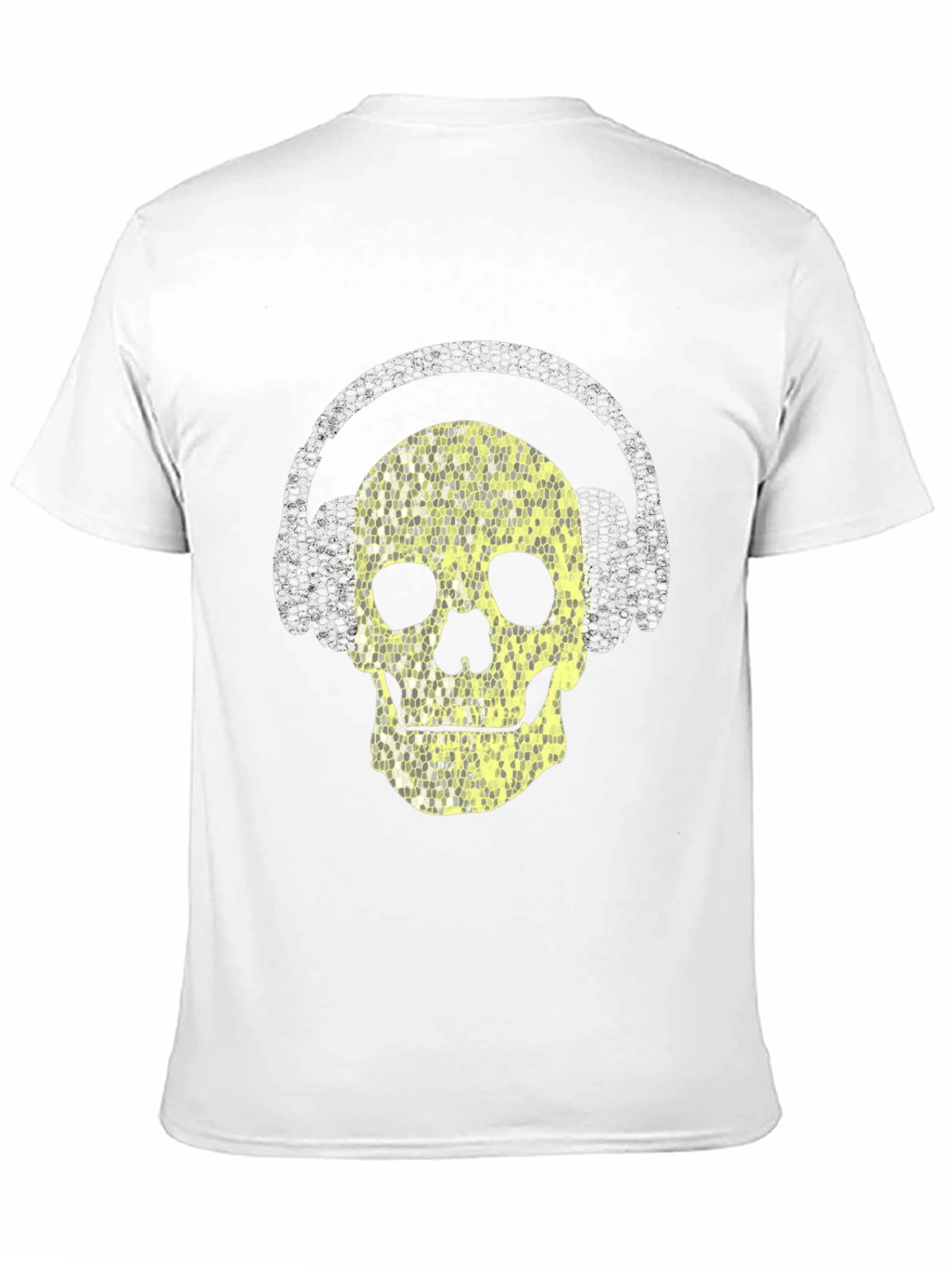 Skull with Headphones Graphic Tee