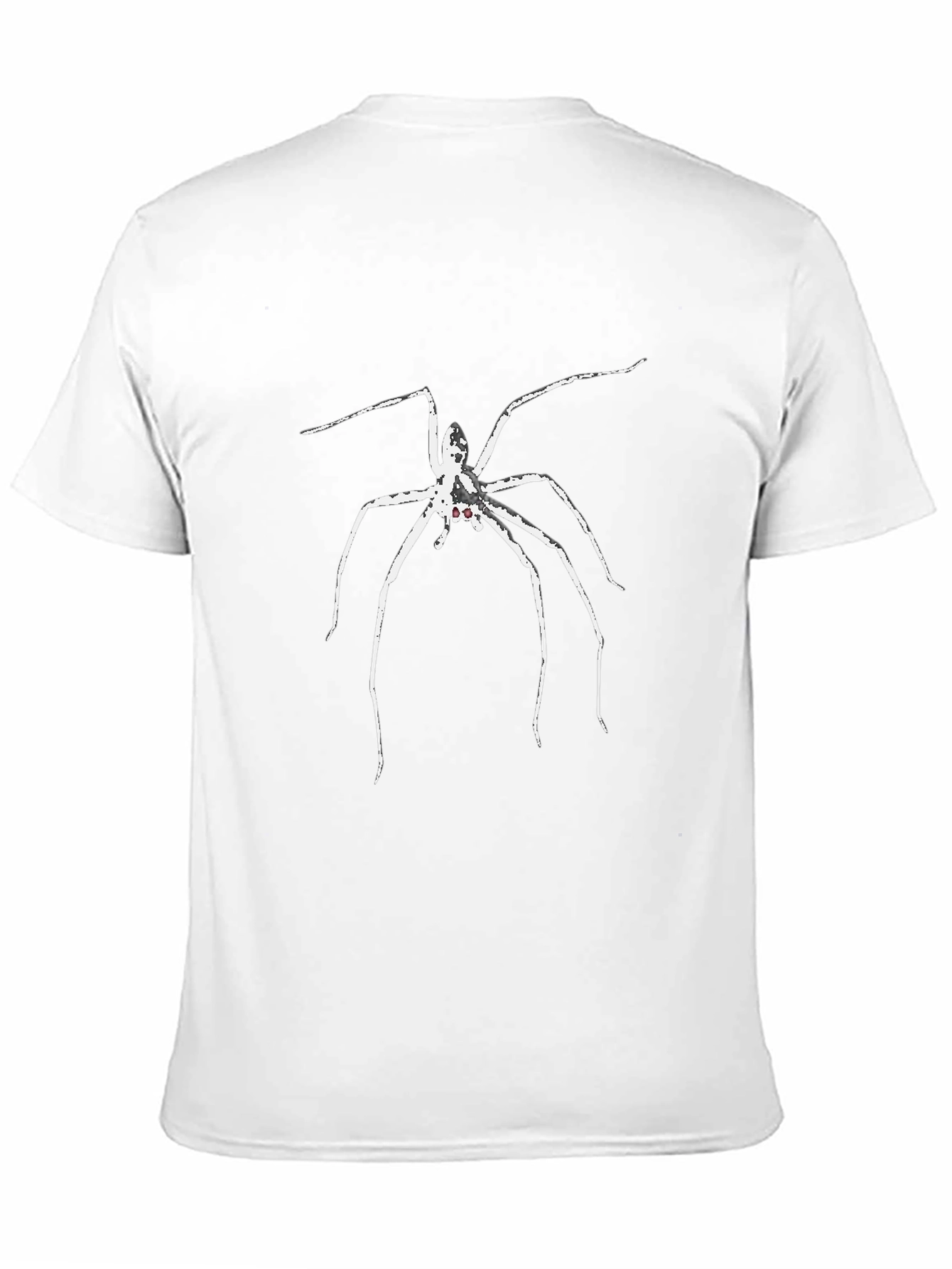 Black T-Shirt with Spider Graphic
