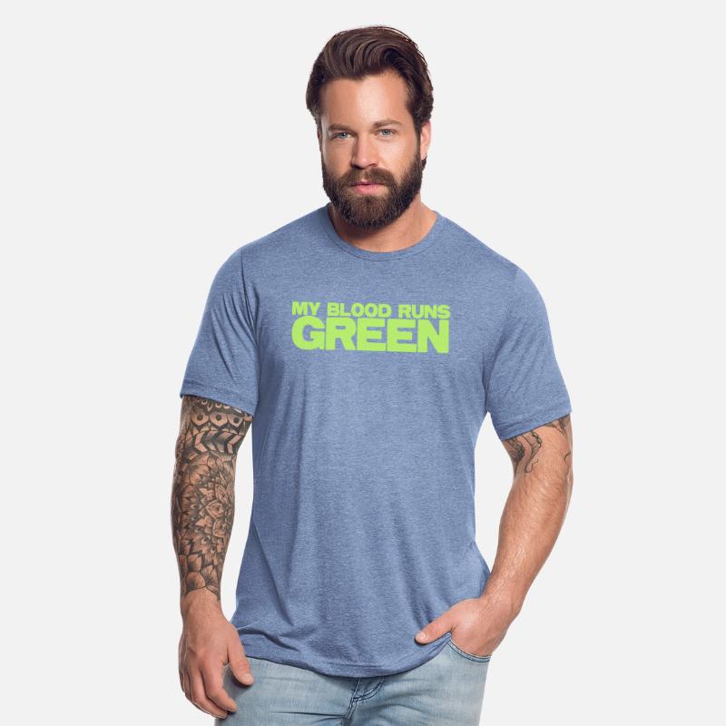MY blood runs green