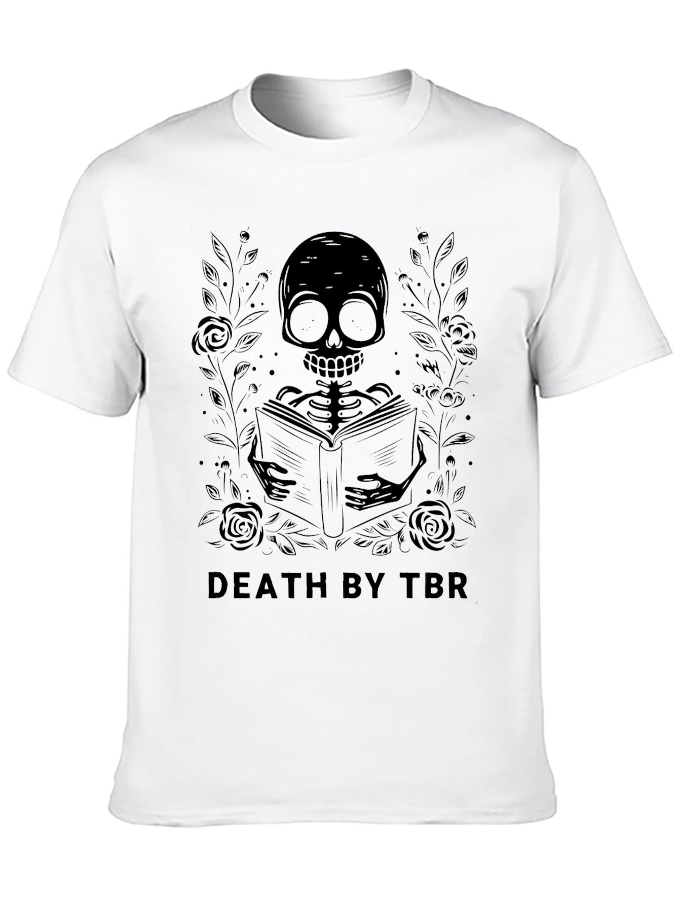 Death By TBR Black Graphic T-Shirt