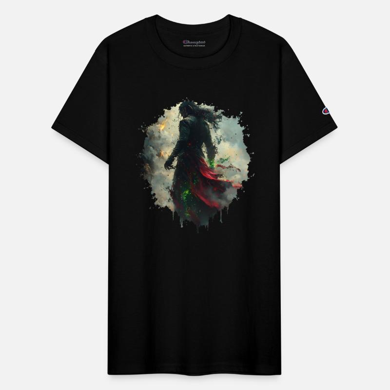 Mystical Warrior In The Burning Fog