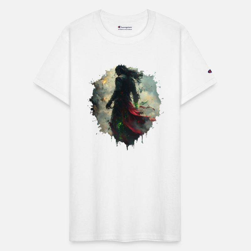 Mystical Warrior In The Burning Fog