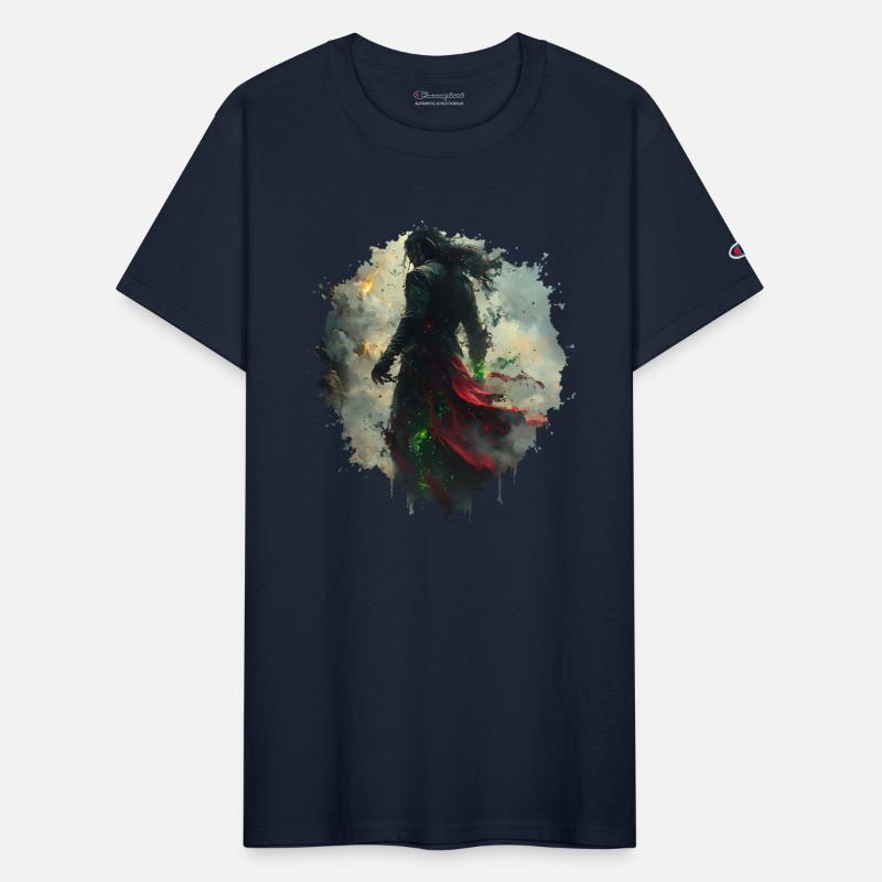 Mystical Warrior In The Burning Fog