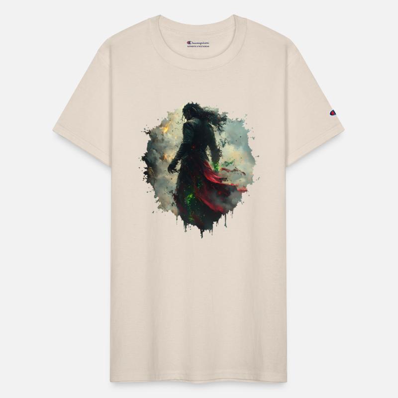 Mystical Warrior In The Burning Fog