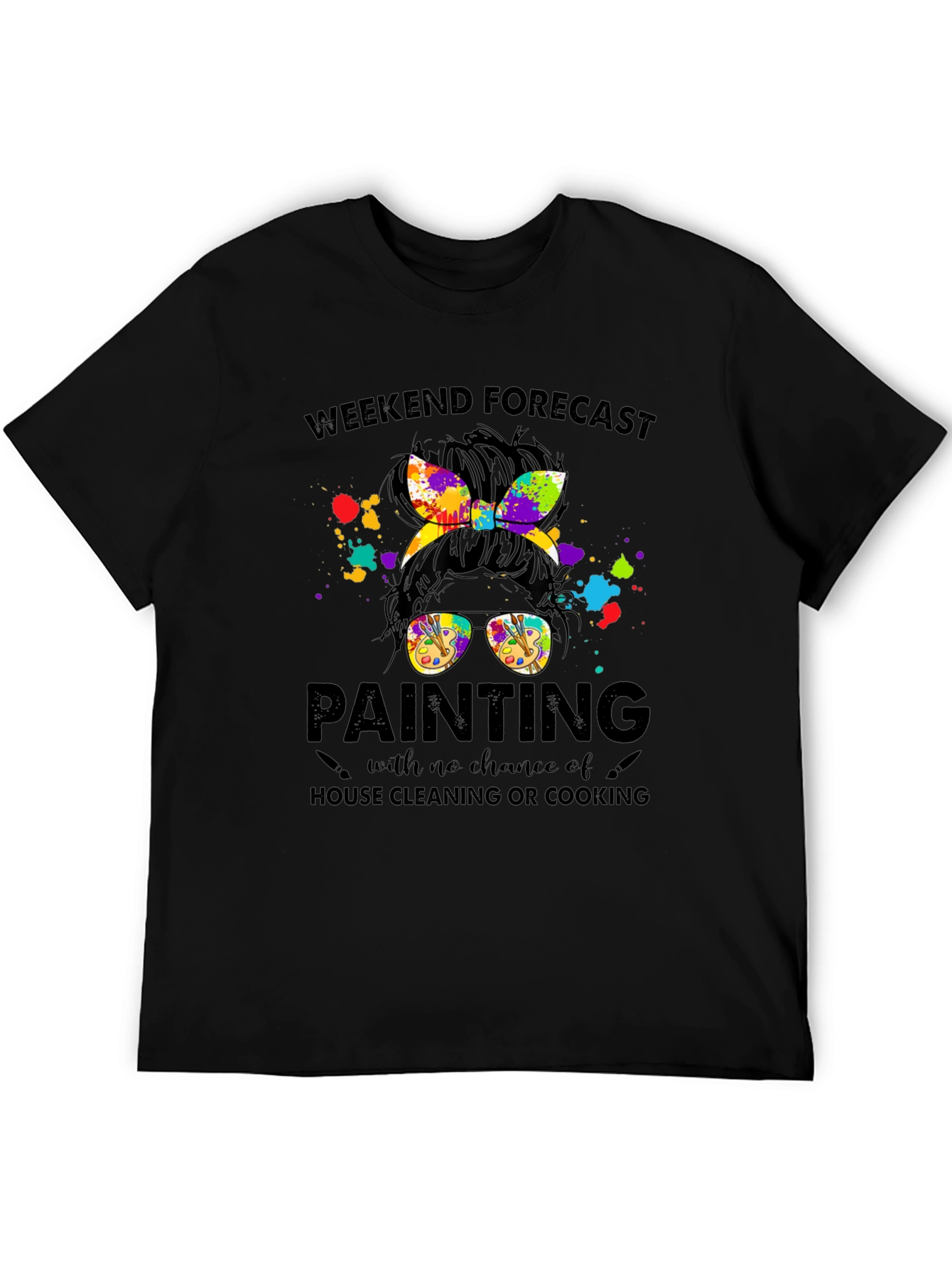 Weekend Forecast Painting T-Shirt